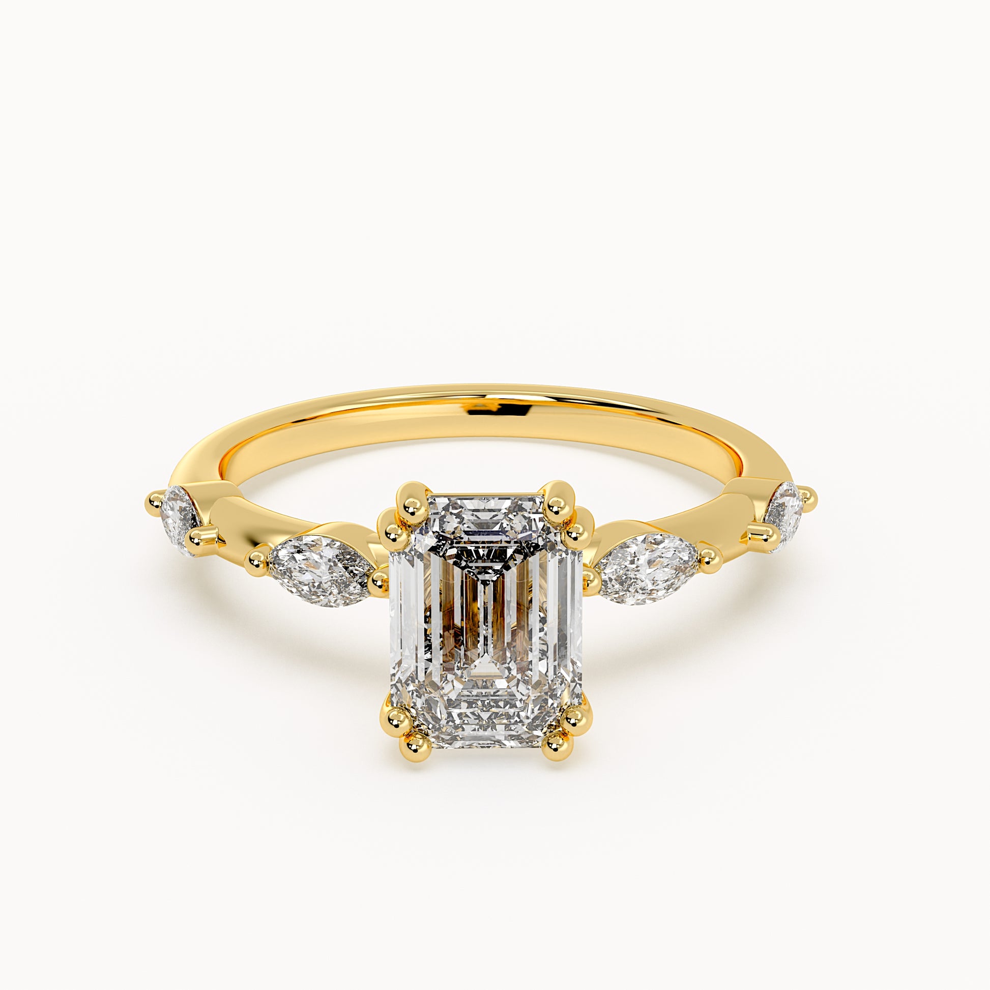 Emily - Yellow Gold - emily-YG-emerald-hero