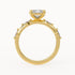 Emily - Yellow Gold - emily-YG-princess-front