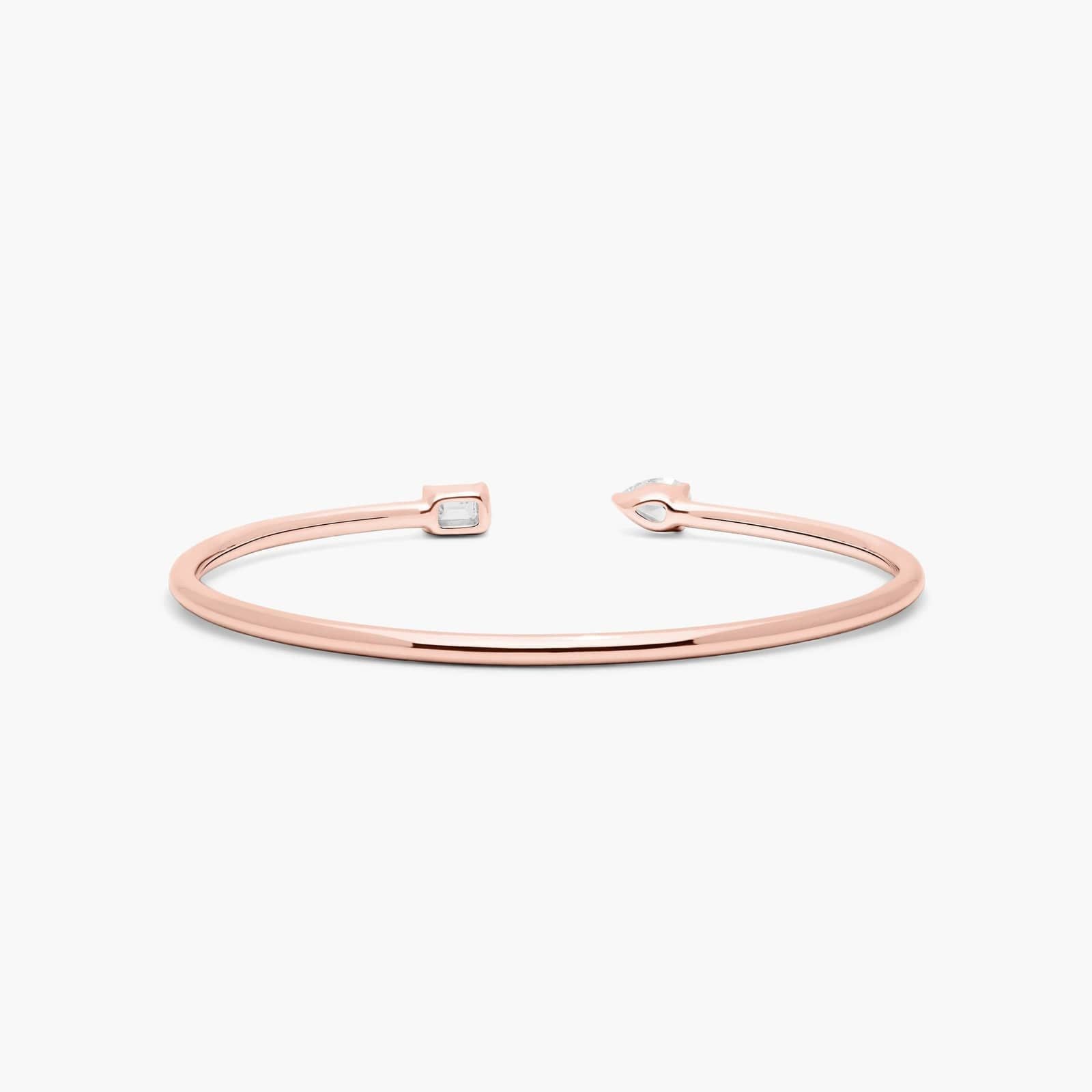 Esme - Rose Gold - esme-RG-pear_emerald-back