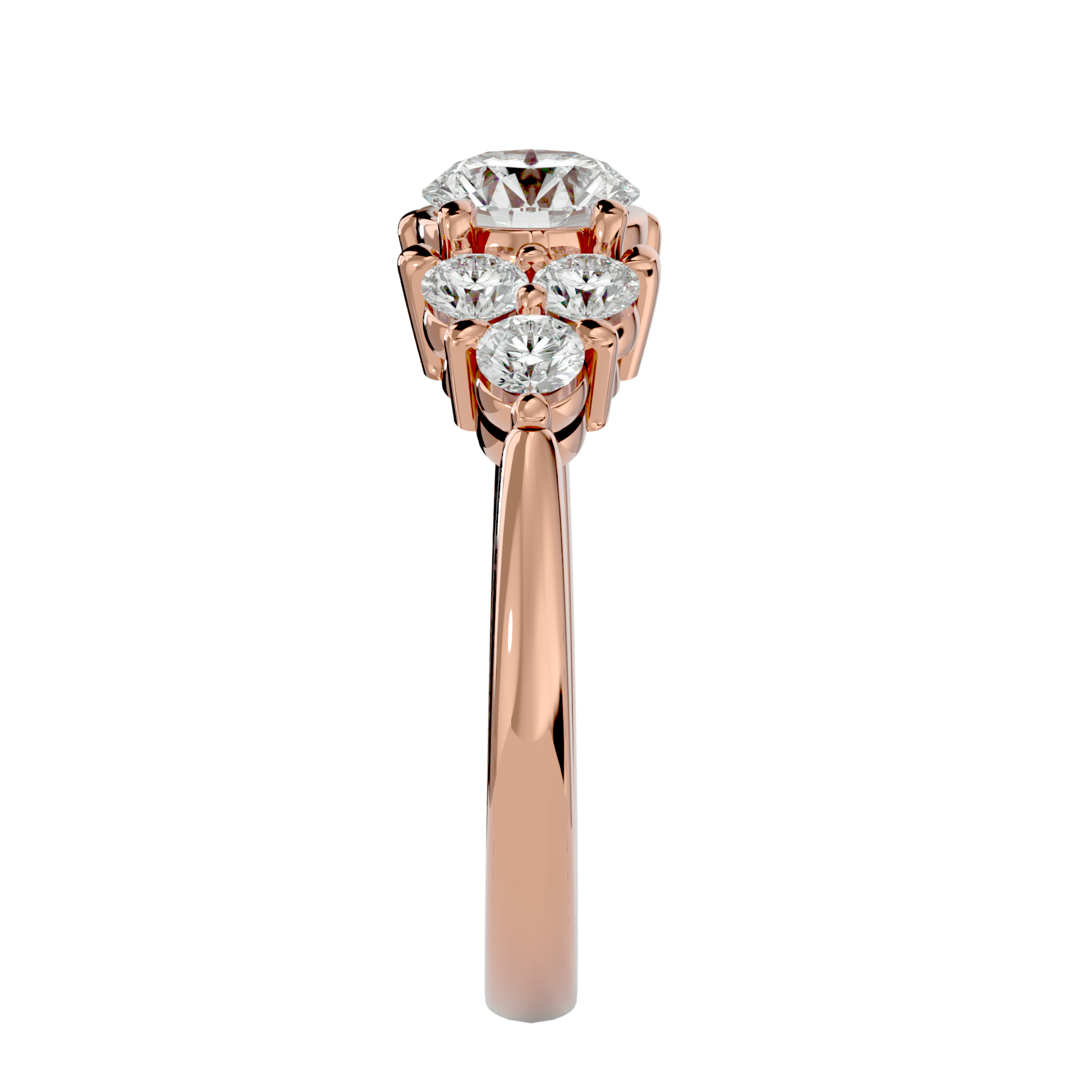 Eve - Rose Gold - round-side