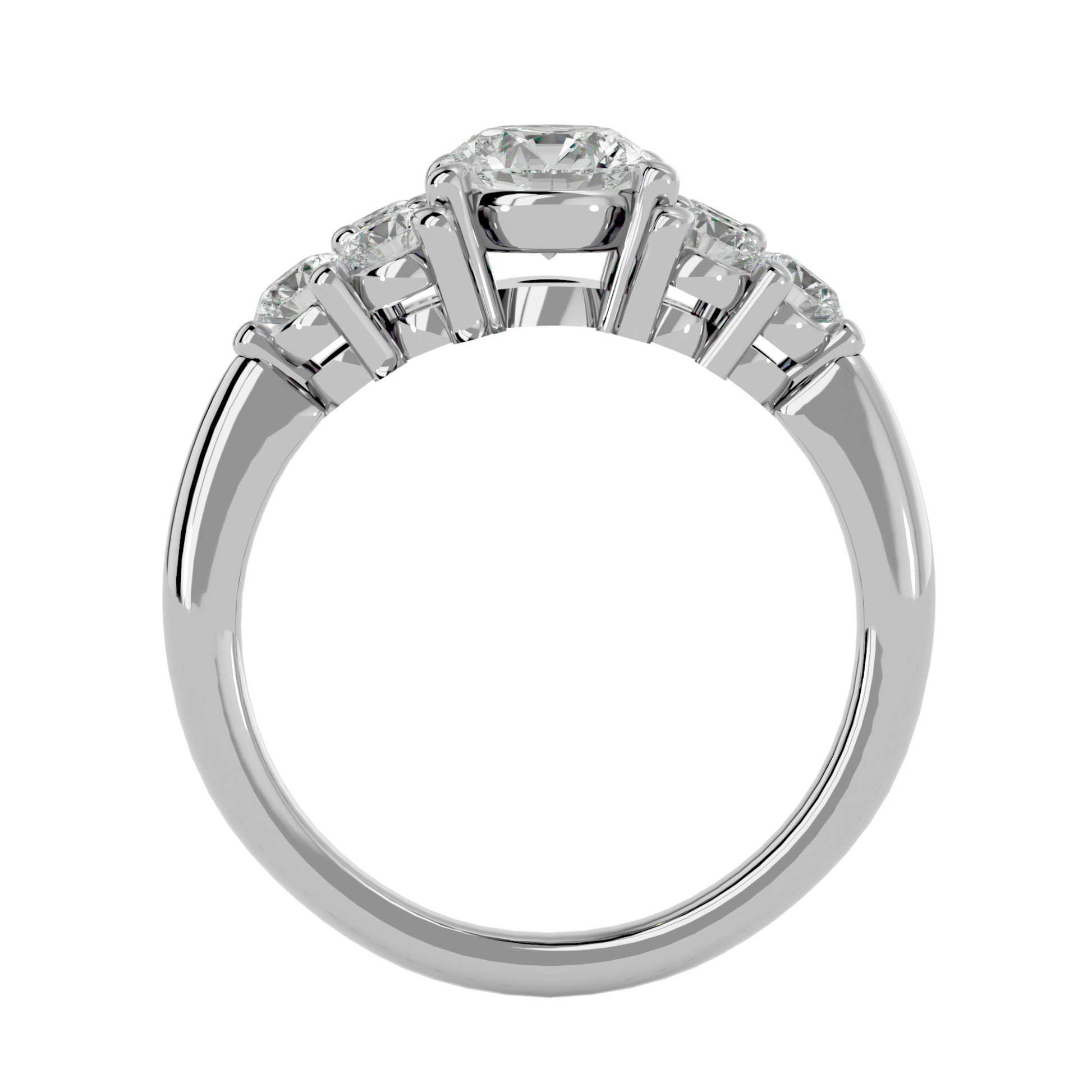Eve - White Gold - round-front