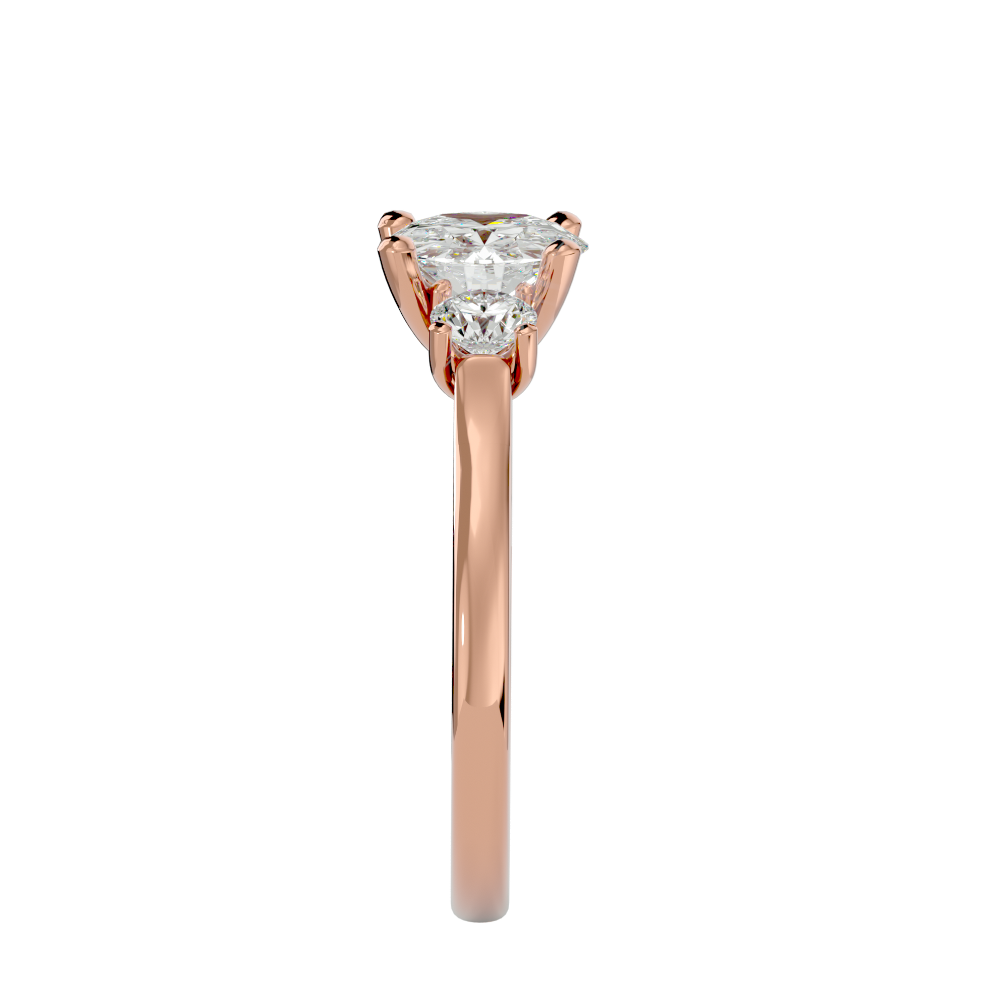 Fiona - Rose Gold - fiona-RG-cushion-side