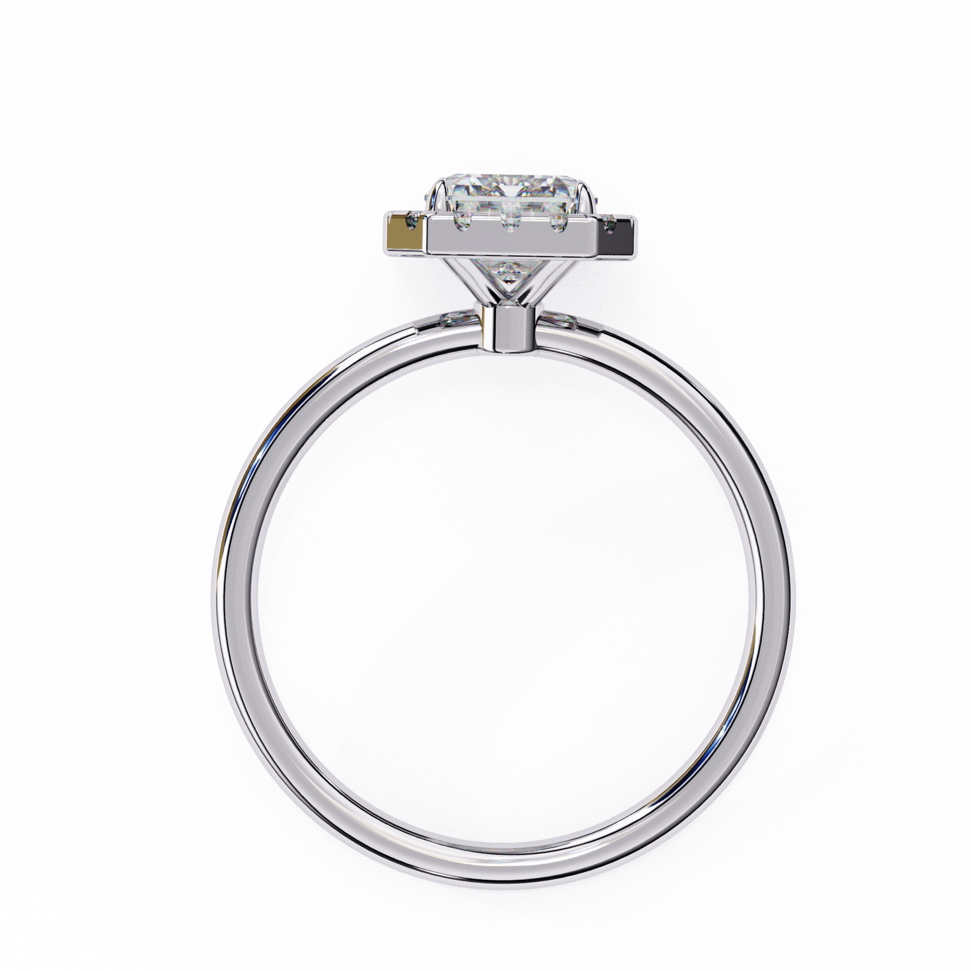 Flora - White Gold - emerald-angle-2