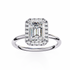 Flora - White Gold - emerald-angle-3
