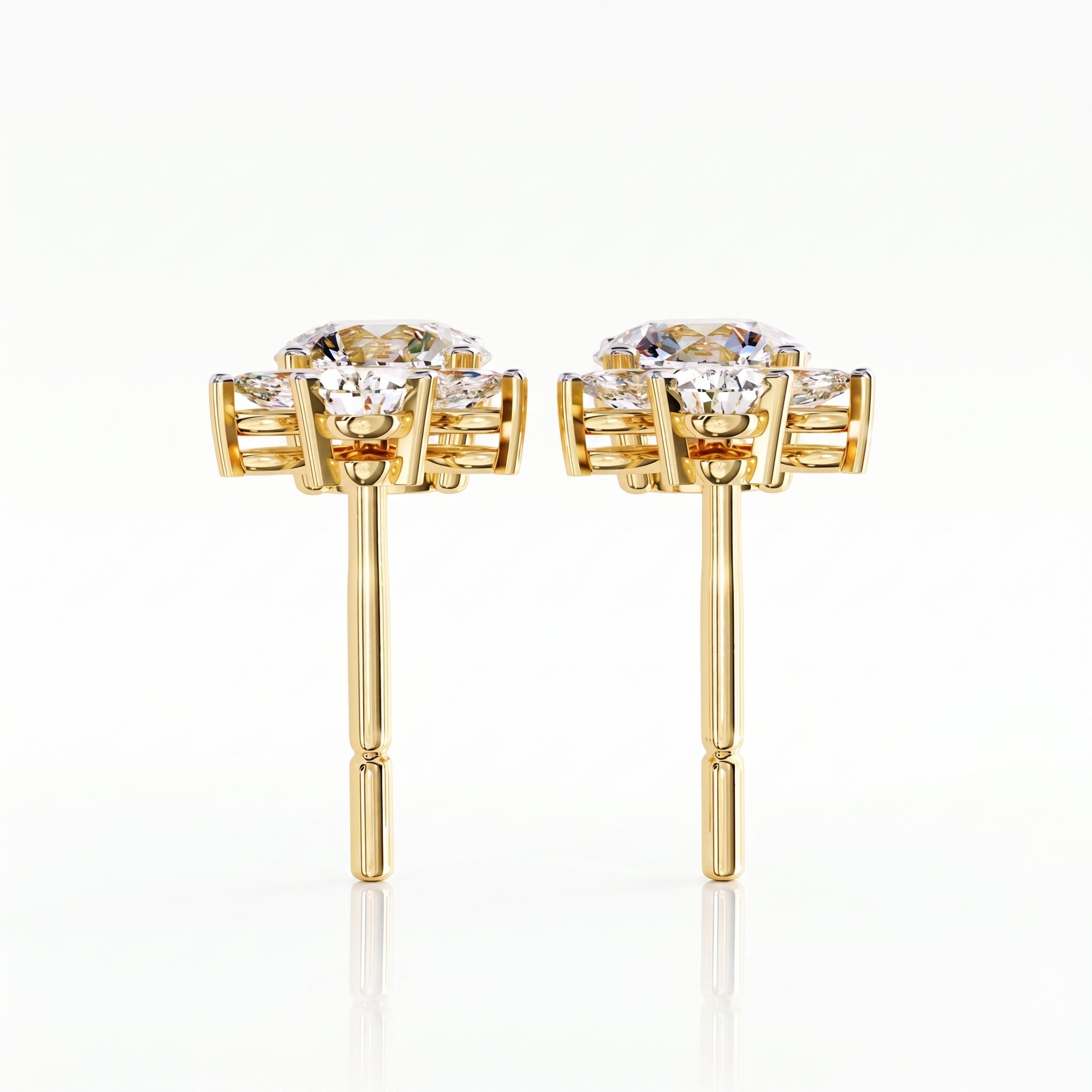 Freya - Yellow Gold - freya-YG-pearl-round