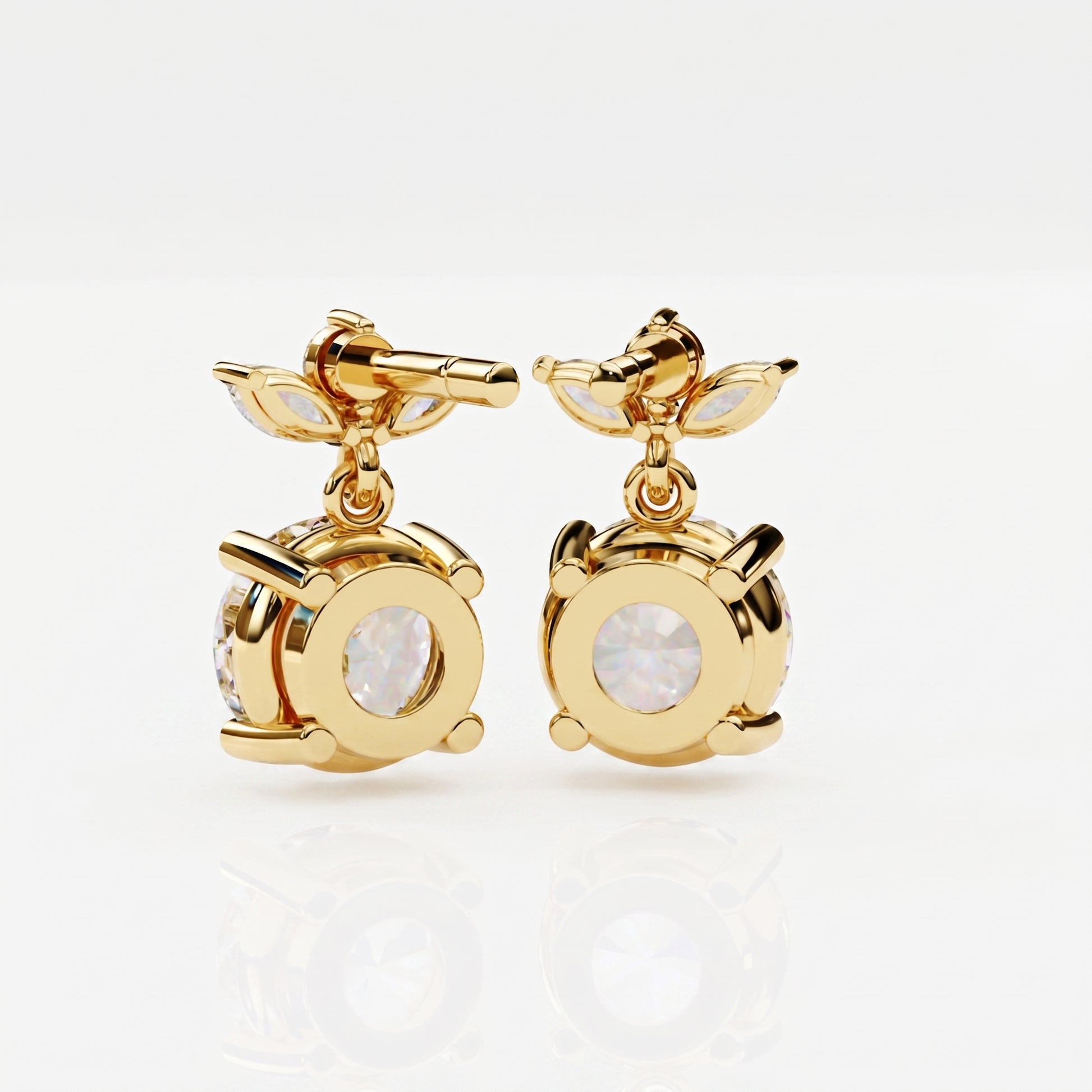 Freya - Yellow Gold - freya-YG-round-back