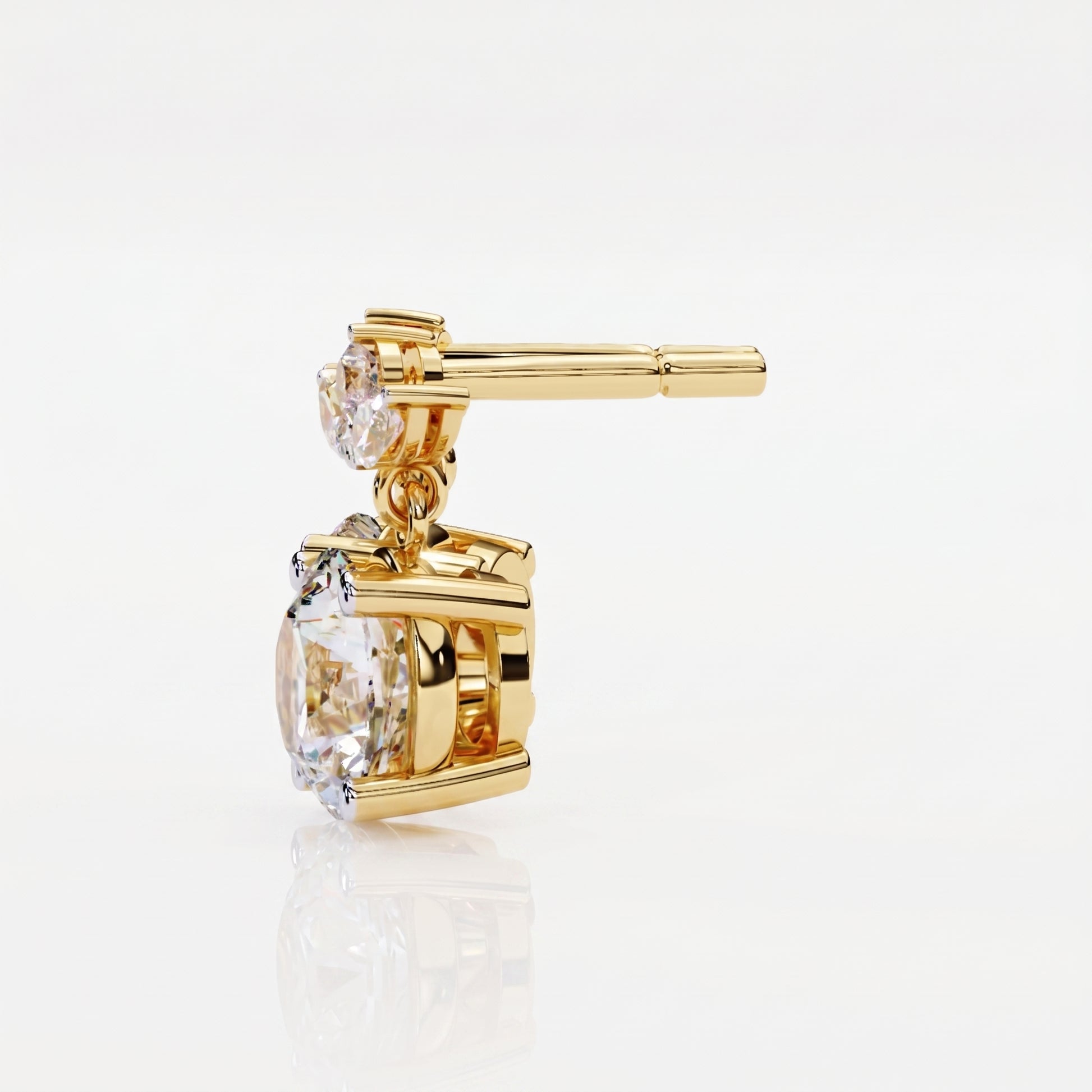 Freya - Yellow Gold - freya-YG-round-side