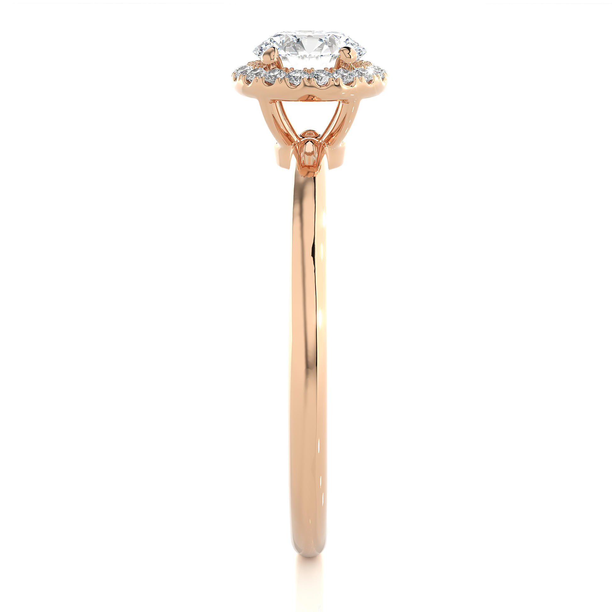 Genevieve - Rose Gold - genevieve-RG-round-side