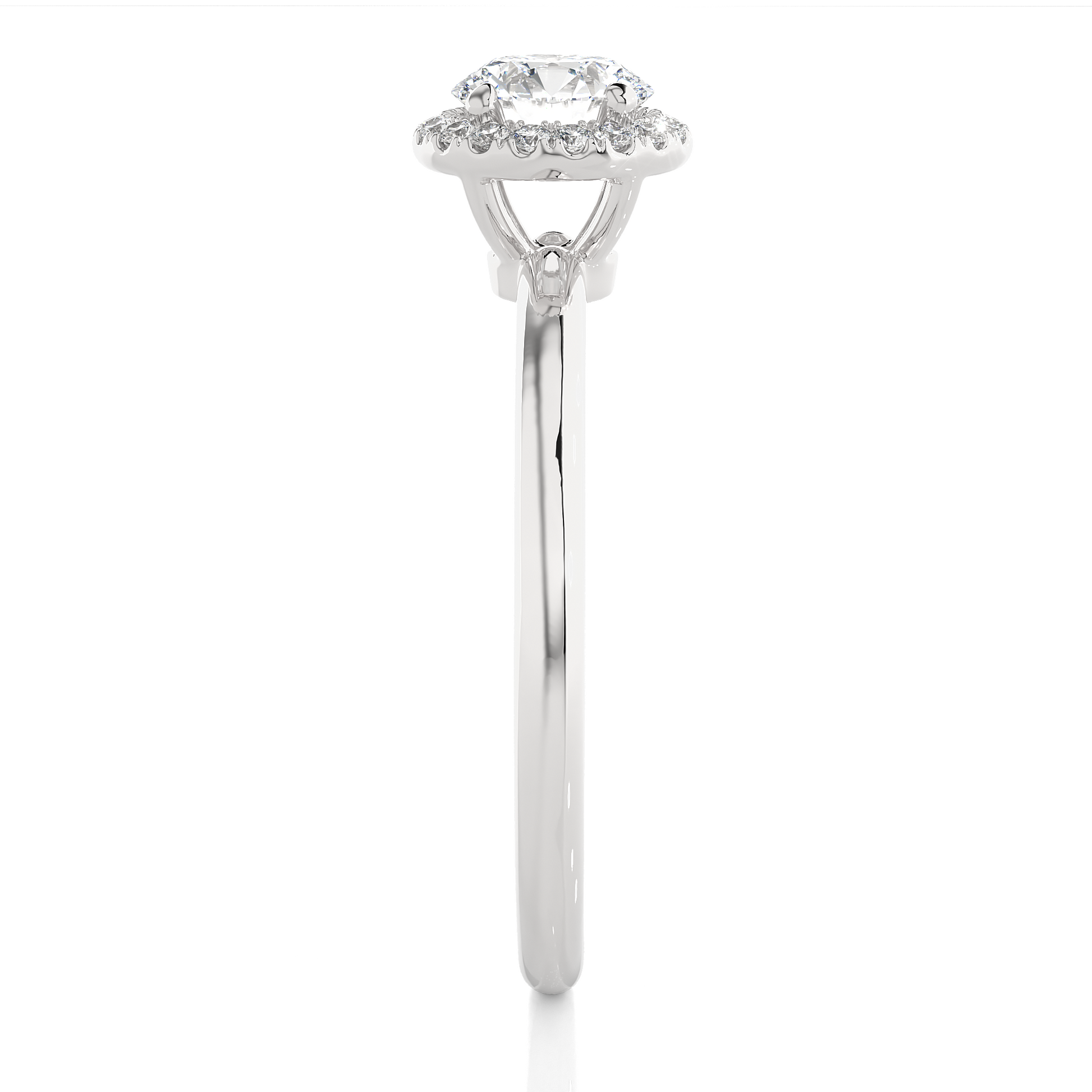 Genevieve - White Gold - genevieve-WG-round-side
