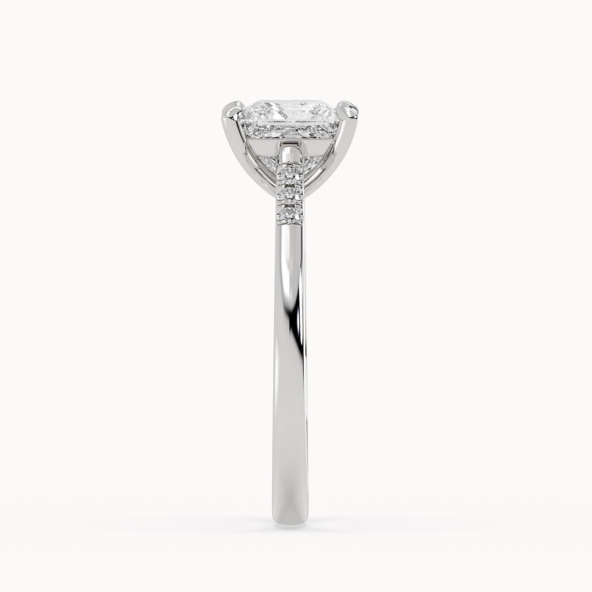 Grace - White Gold - grace-WG-princess-side