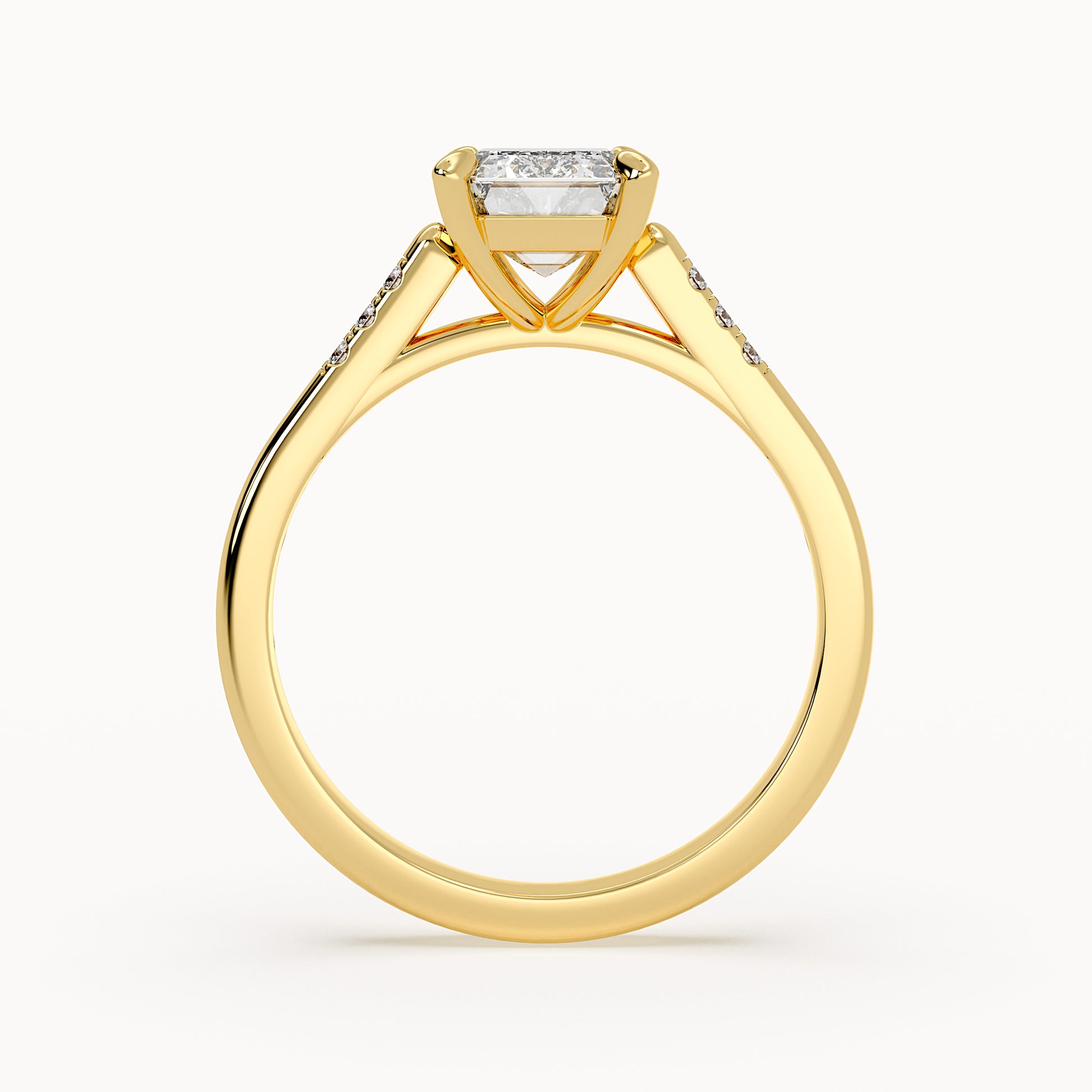 Grace - Yellow Gold - grace-YG-emerald-front