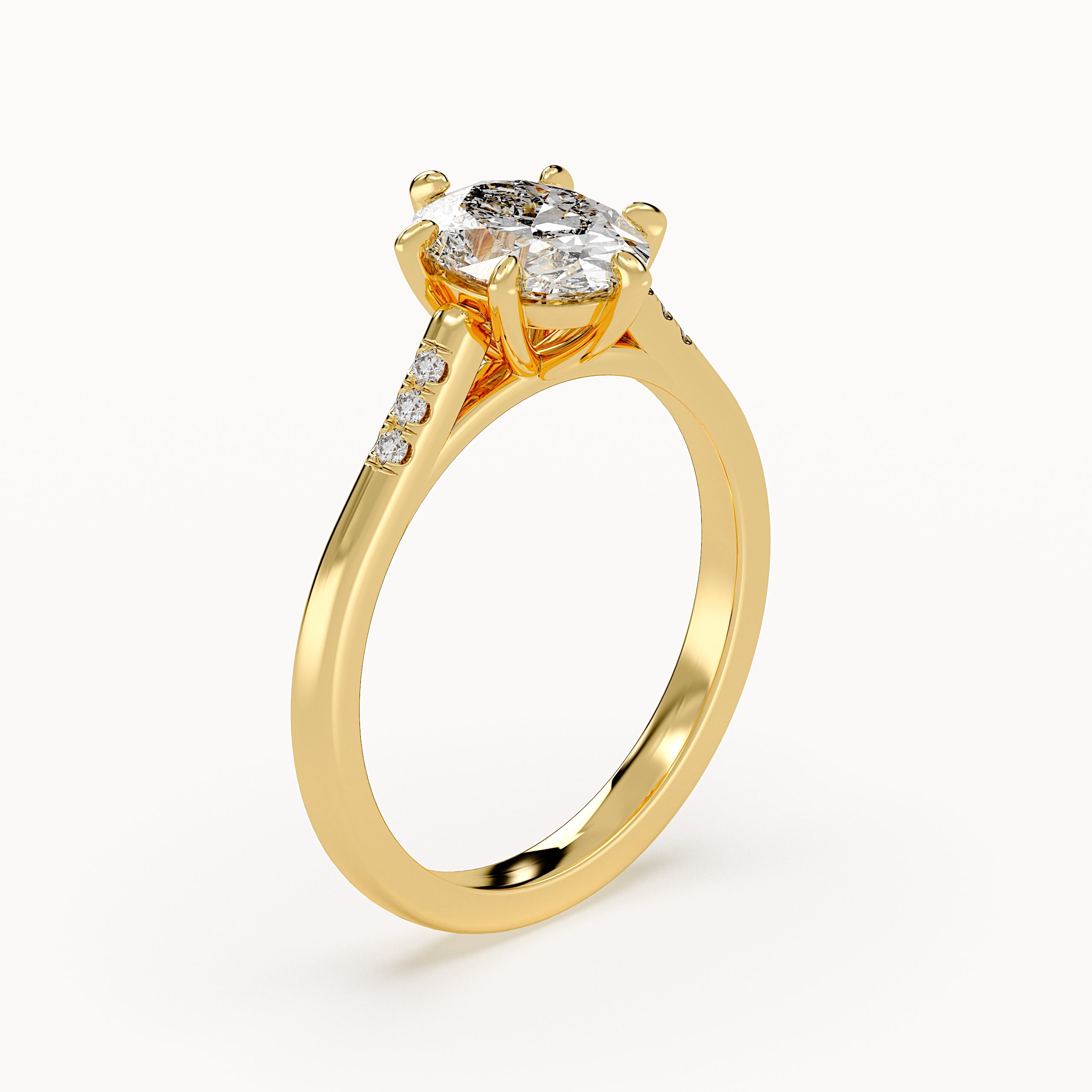 Grace - Yellow Gold - grace-YG-oval-angle