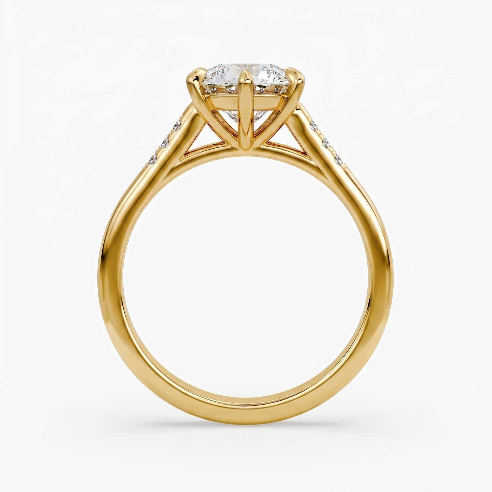 Grace - Yellow Gold - grace-YG-round-front