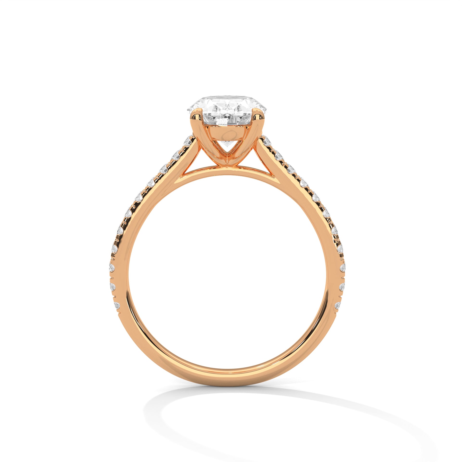 Greta - Rose Gold - oval-front