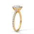 Greta - Yellow Gold - oval-side
