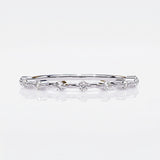 Imogen - Delicate Stackable Lab Grown Diamond Wedding Band