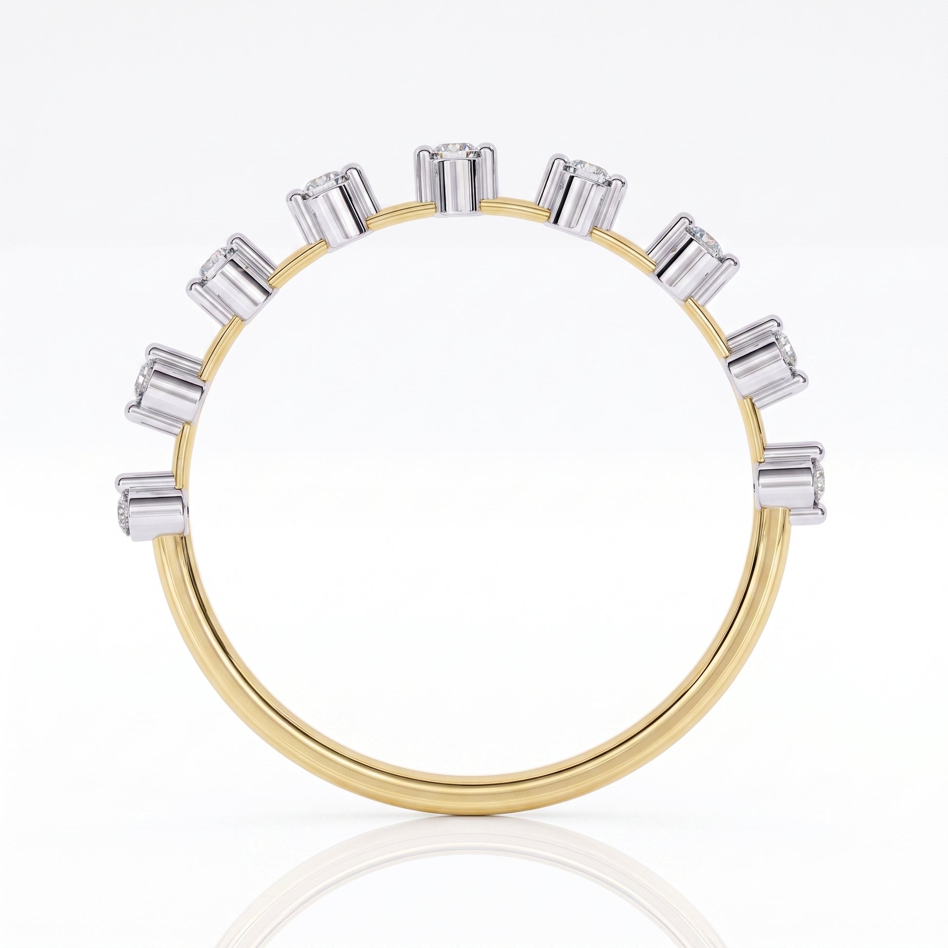 Imogen - Yellow Gold - imogen-YG-round-top