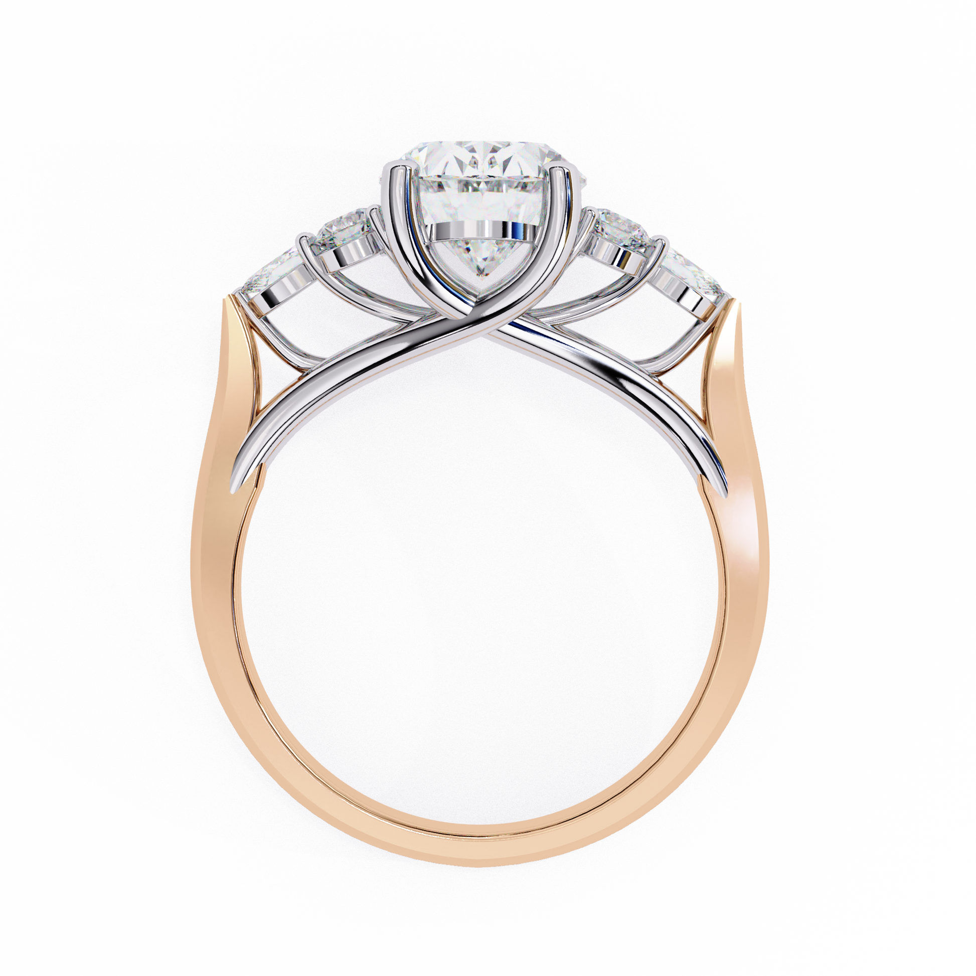 Iris - Rose Gold - oval-angle-2