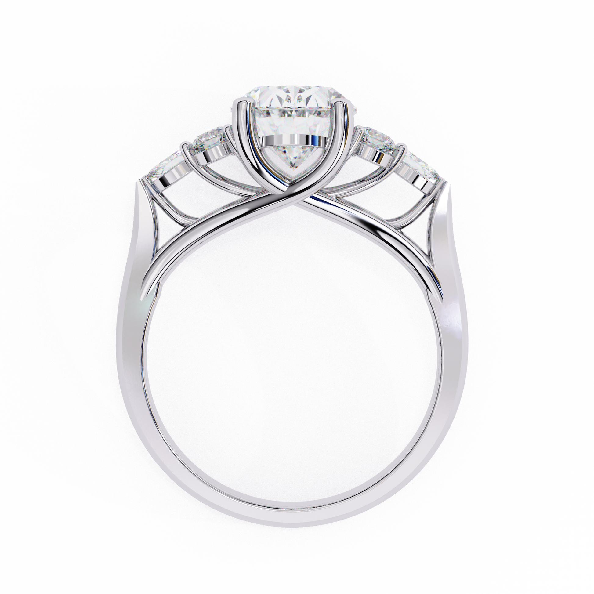 Iris - White Gold - oval-angle-3