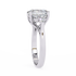 Iris - White Gold - oval-side