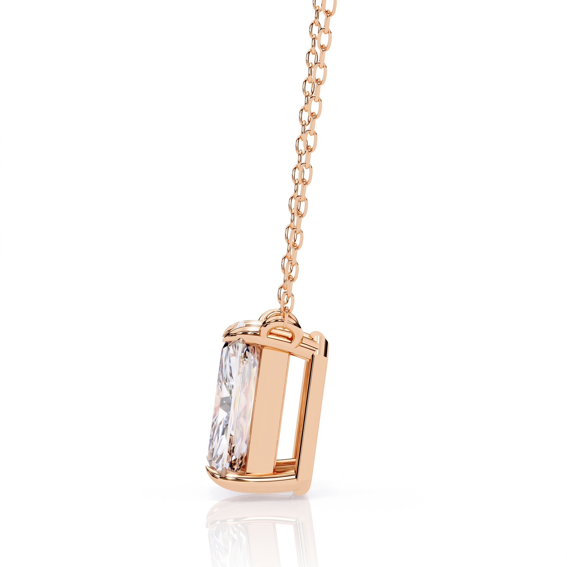 Isadora - Rose Gold - isadora-RG-emerald-angle