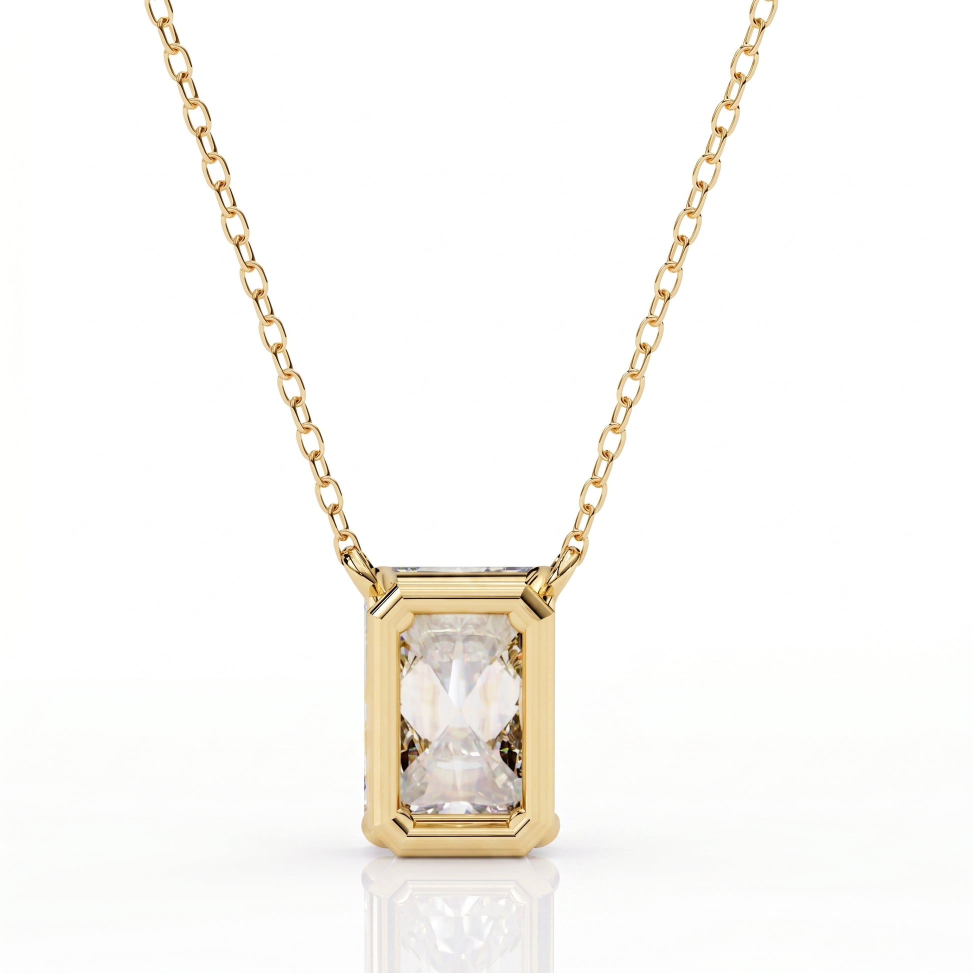 Isadora - Yellow Gold - isadora-YG-emerald-front