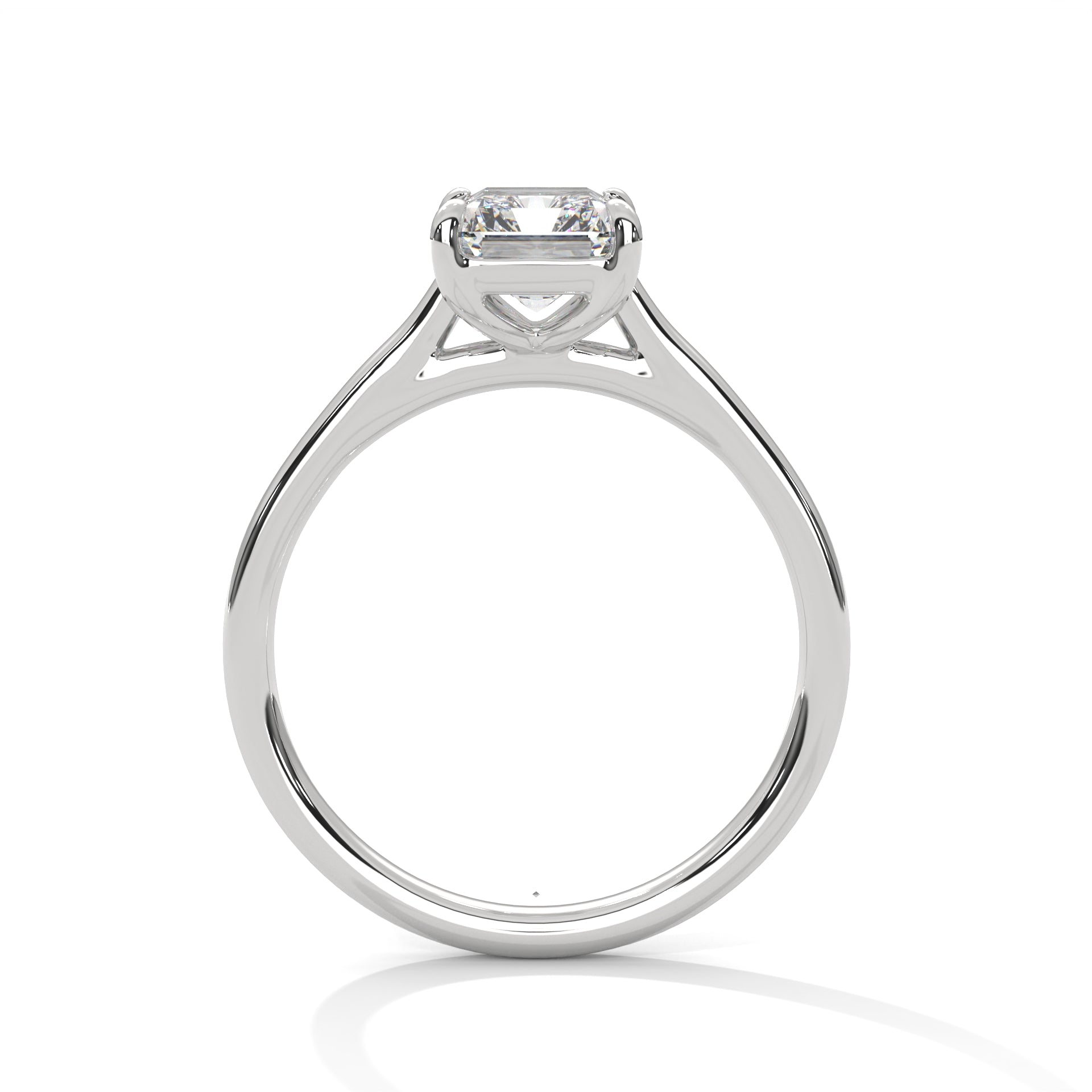 Jasmine - White Gold - jasmine-WG-emerald-front