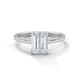 Jasmine - Delicate Cathedral Lab Grown Diamond Engagement Ring