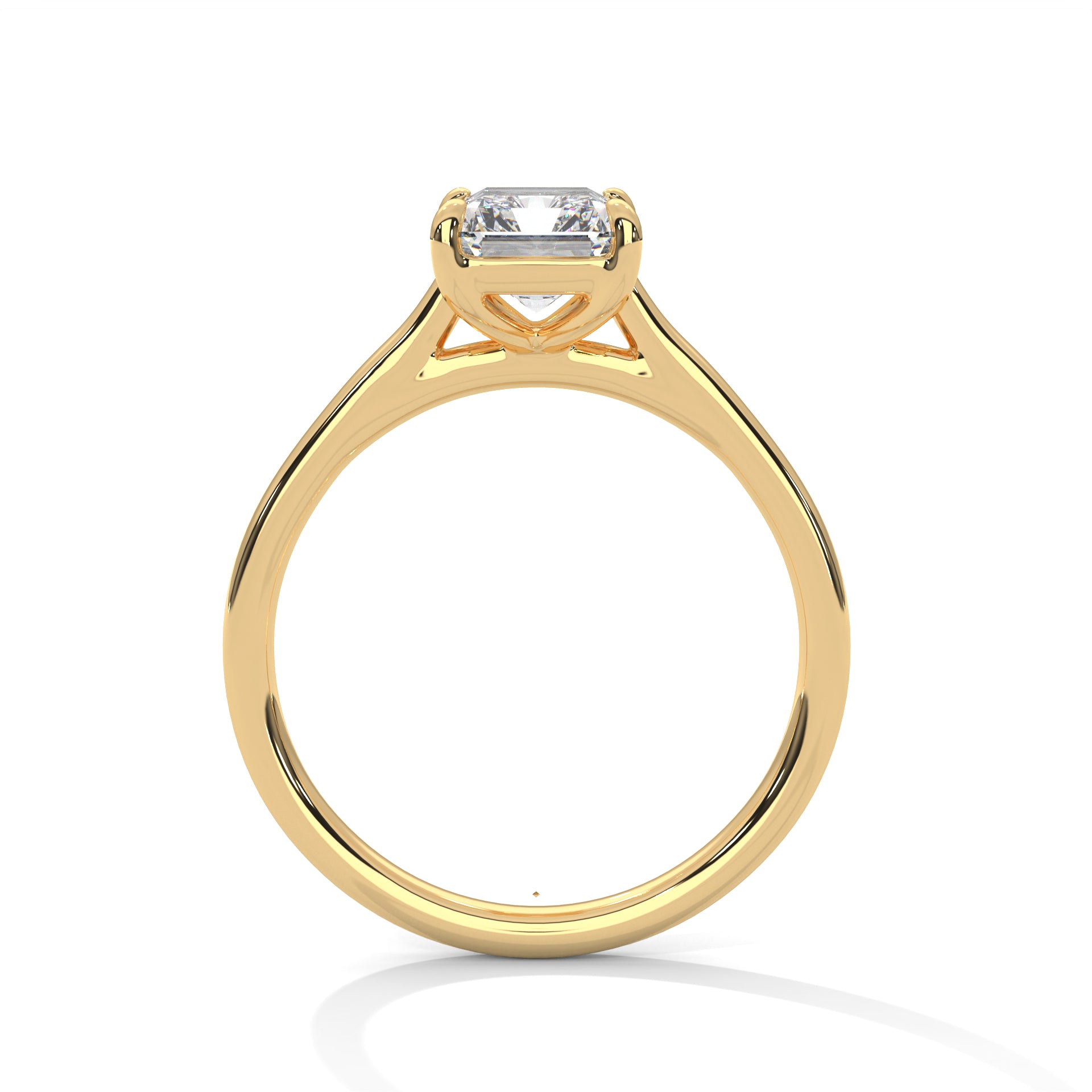 Jasmine - Yellow Gold - jasmine-YG-emerald-front