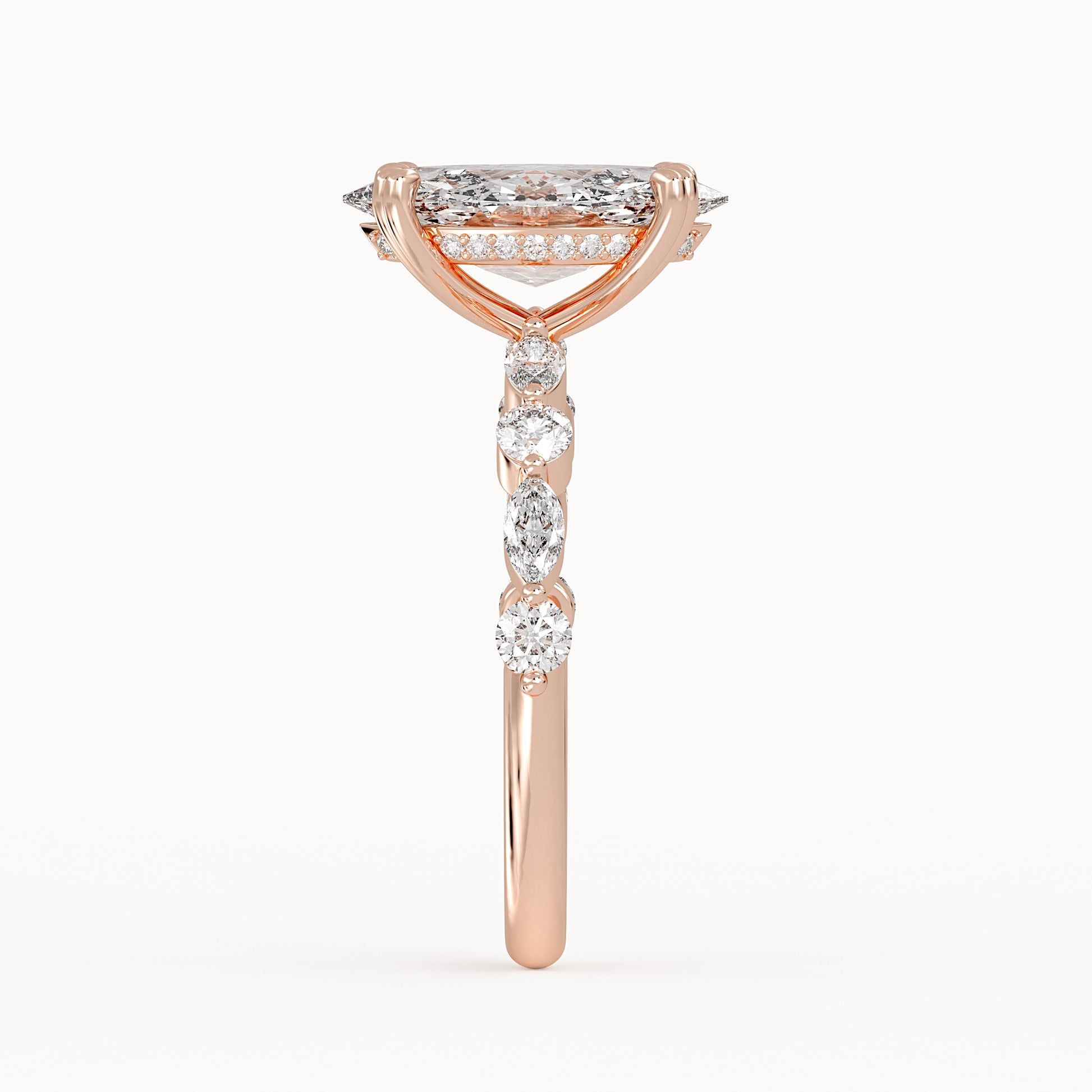 Jessica - Rose Gold - jessica-RG-marquise-side