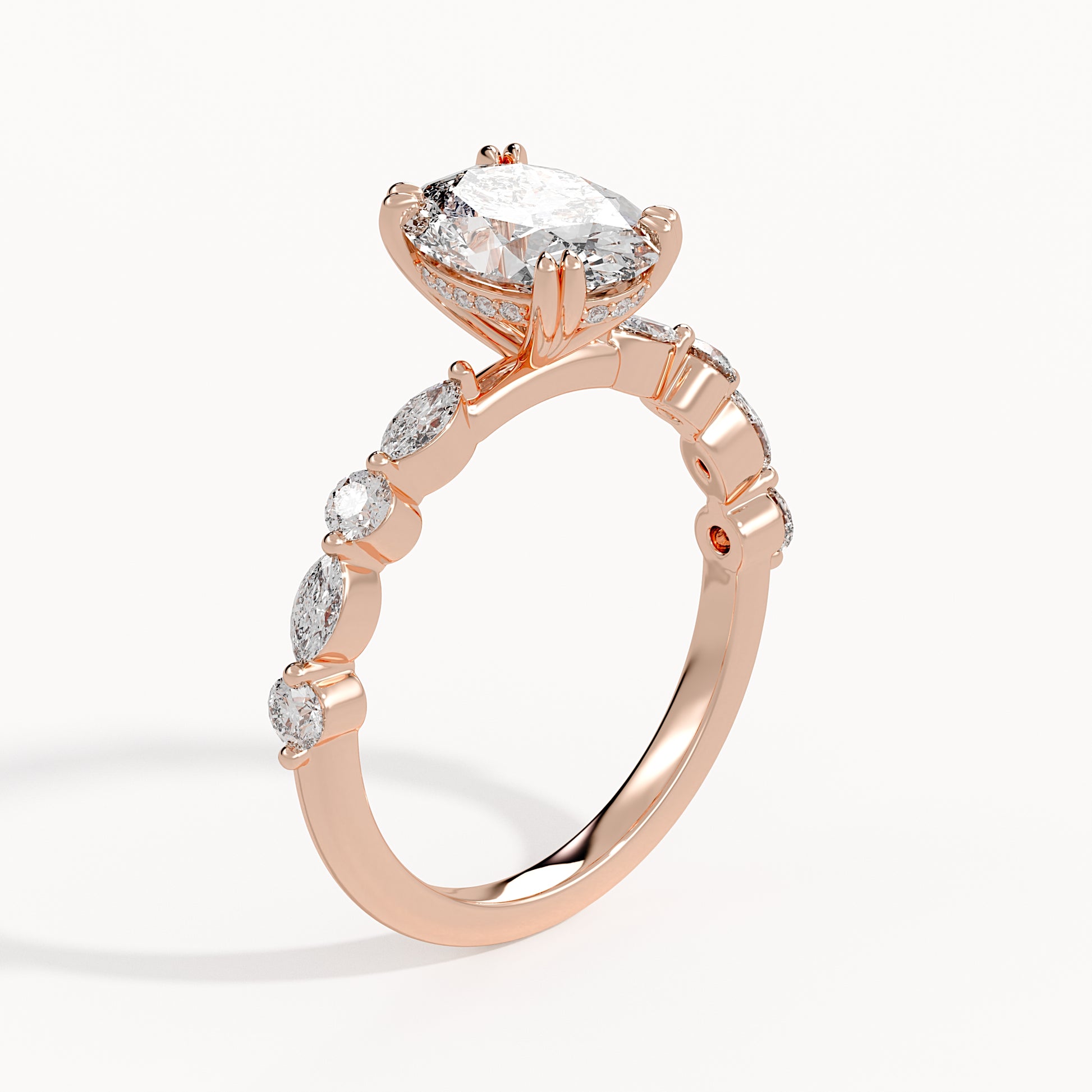 Jessica - Rose Gold - jessica-RG-oval-angle