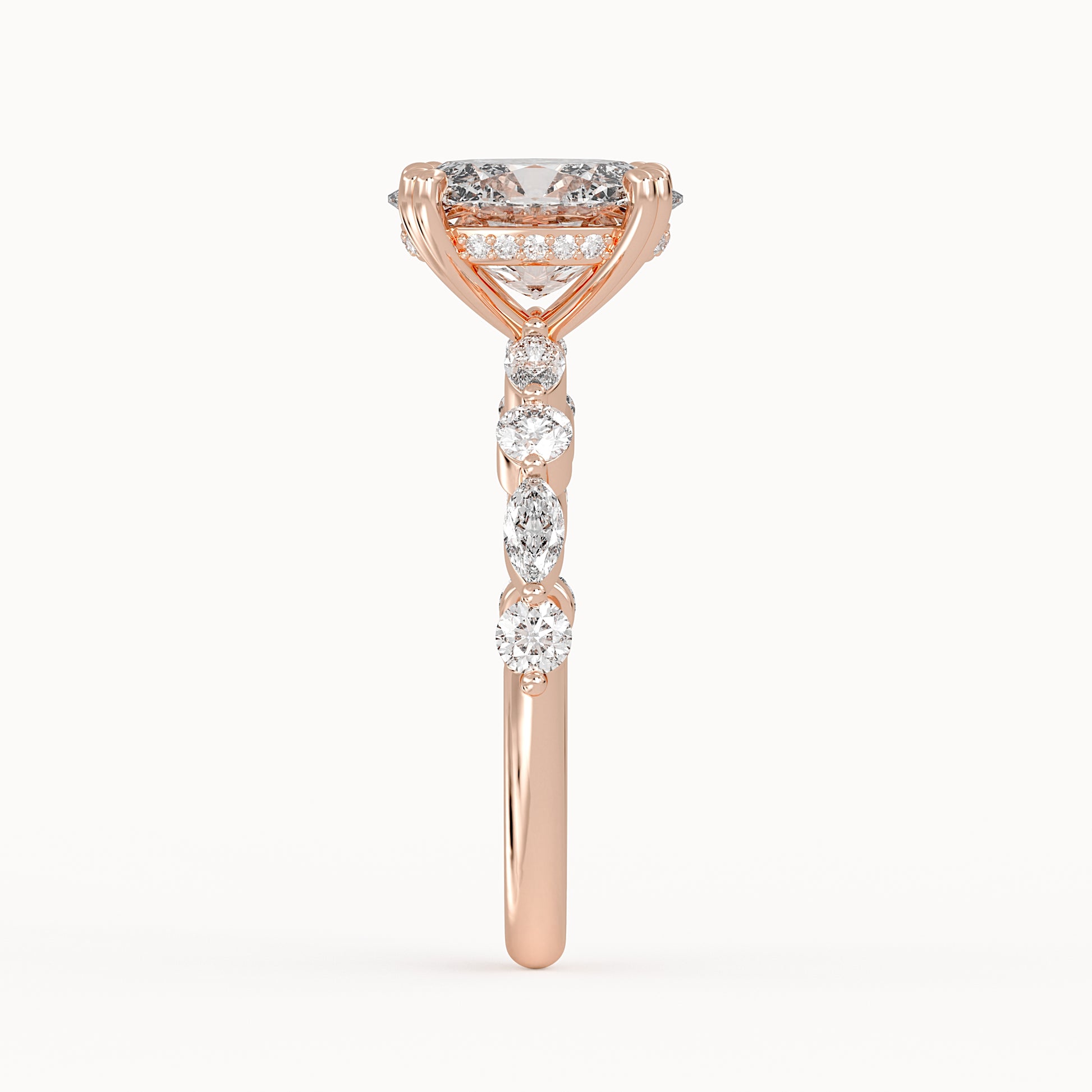Jessica - Rose Gold - jessica-RG-oval-side