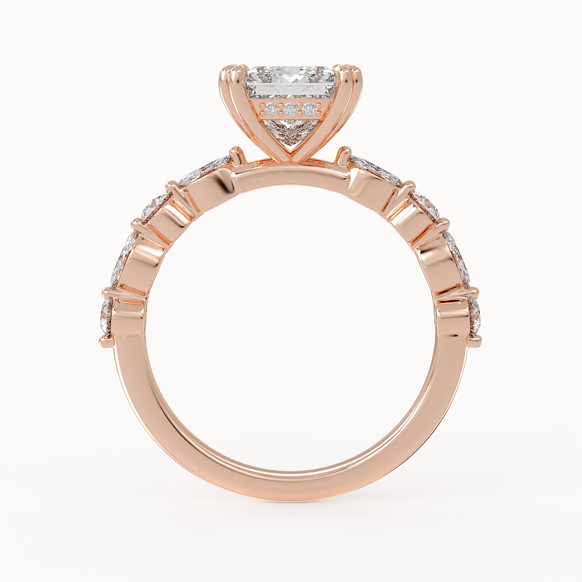 Jessica - Rose Gold - jessica-RG-princess-front