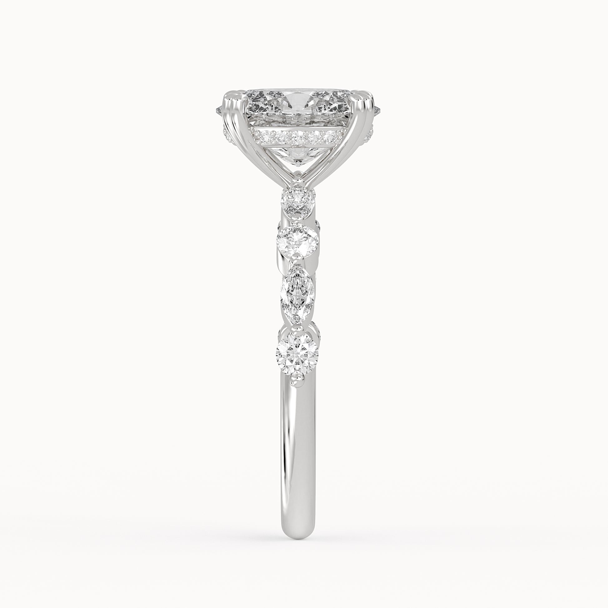 Jessica - White Gold - jessica-WG-oval-side