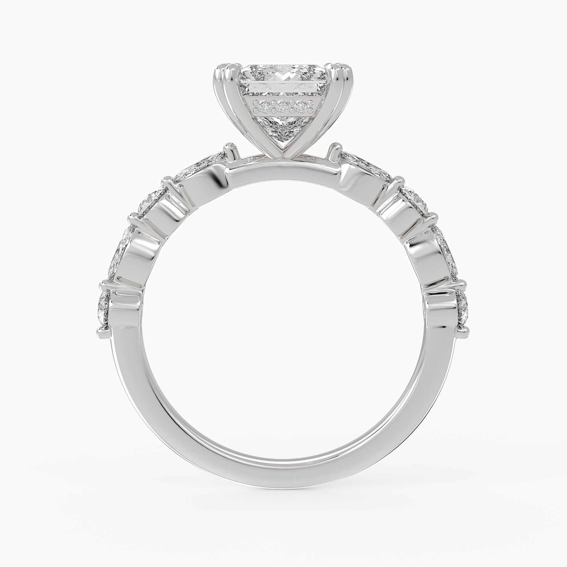 Jessica - White Gold - jessica-WG-princess-front