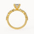Jessica - Yellow Gold - jessica-YG-emerald-front