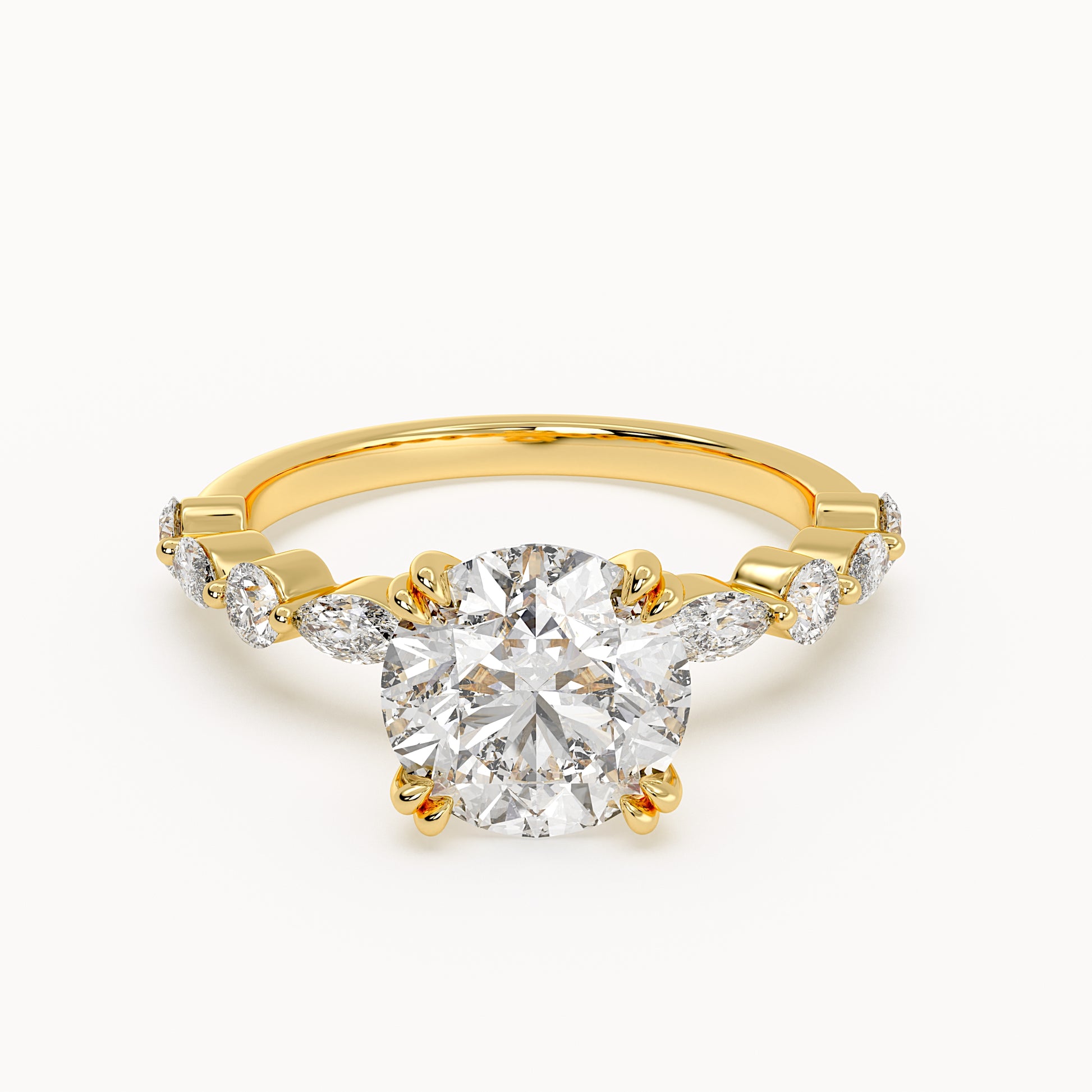 Jessica - Yellow Gold - jessica-YG-round-hero