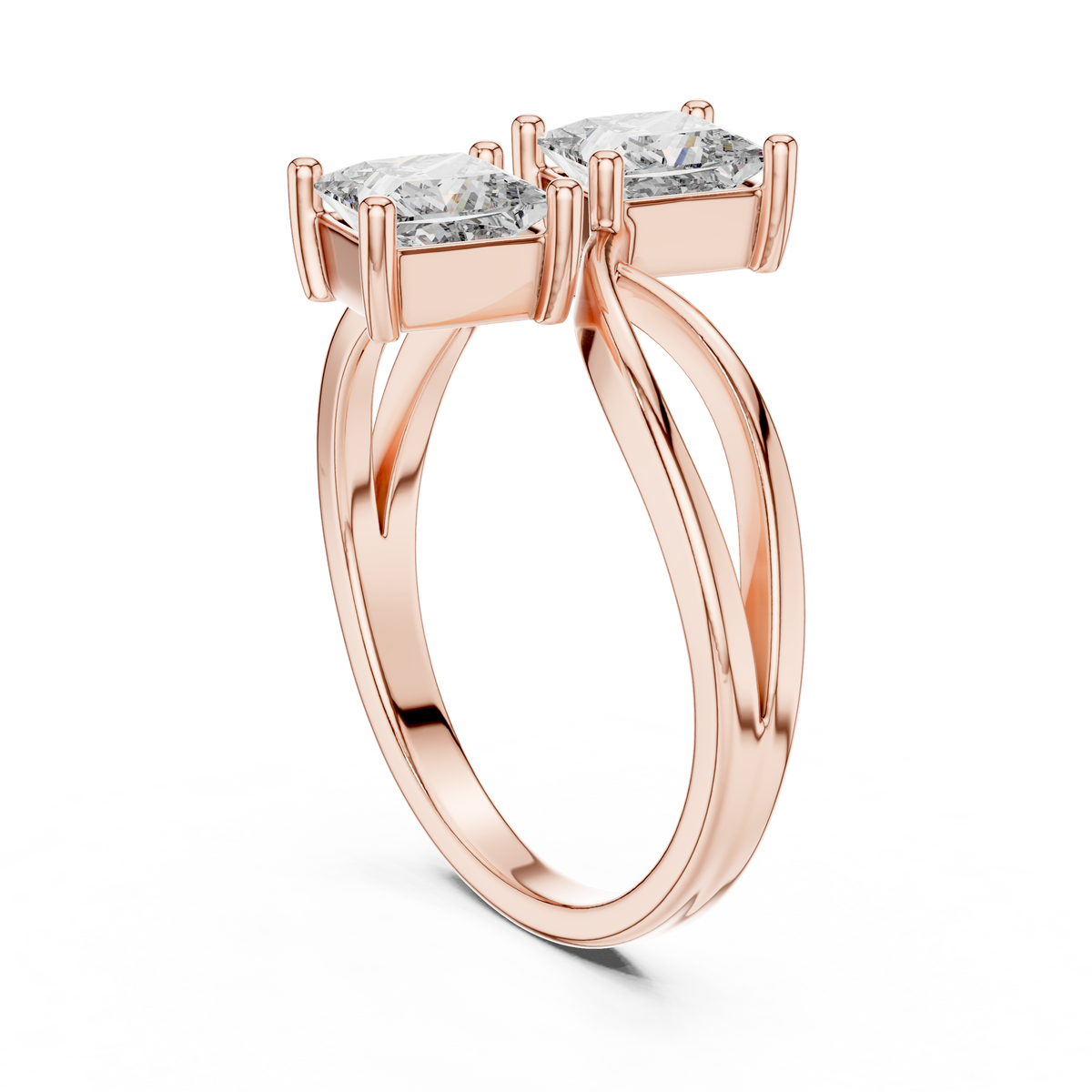 Juliet - Rose Gold - juliet-RG-princess-angle