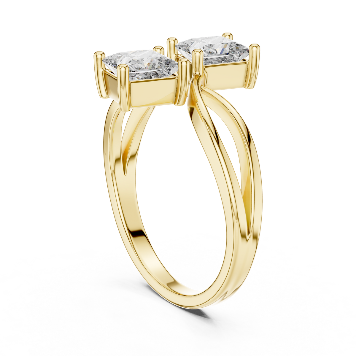 Juliet - Yellow Gold - juliet-YG-princess-angle