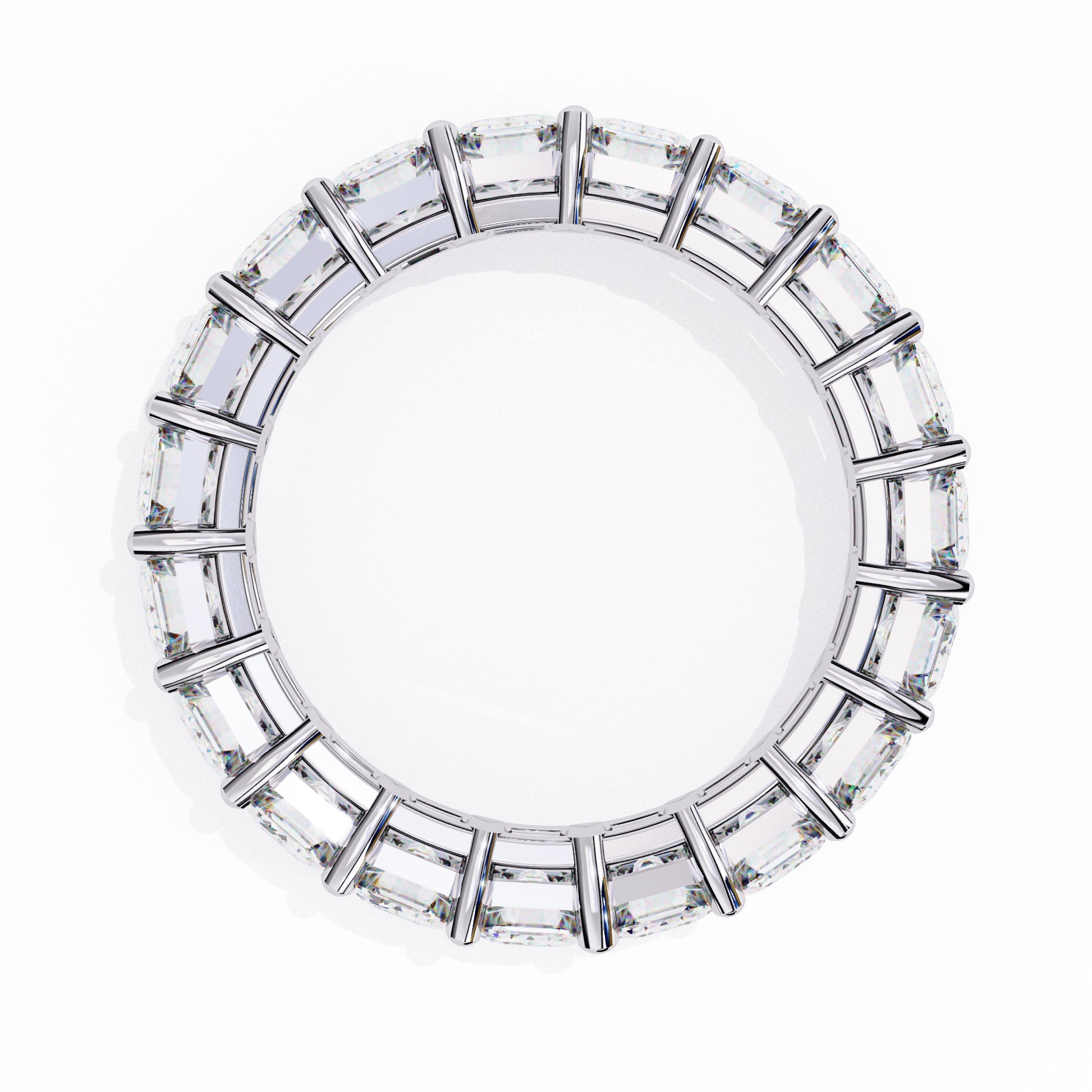 Kate - White Gold - emerald-angle-3