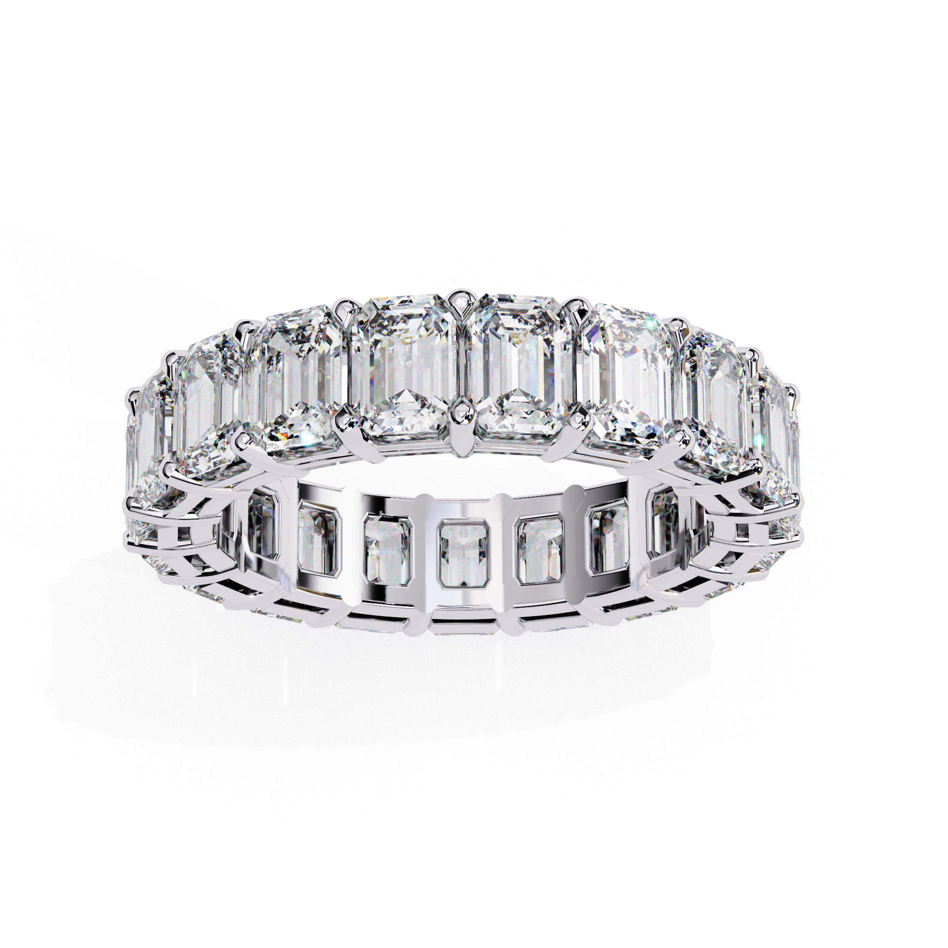 Kate - White Gold - emerald-top