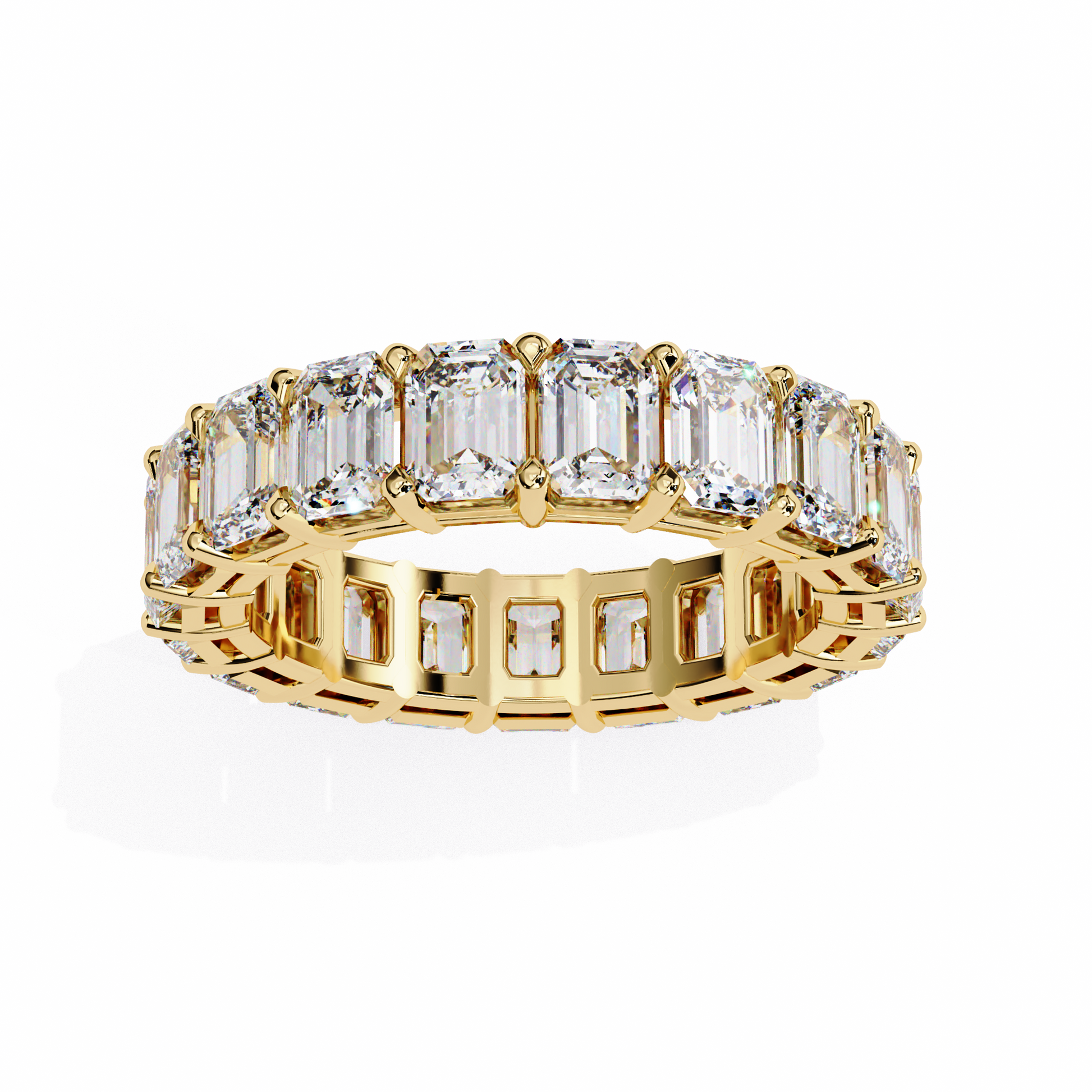 Kate - Yellow Gold - emerald-top