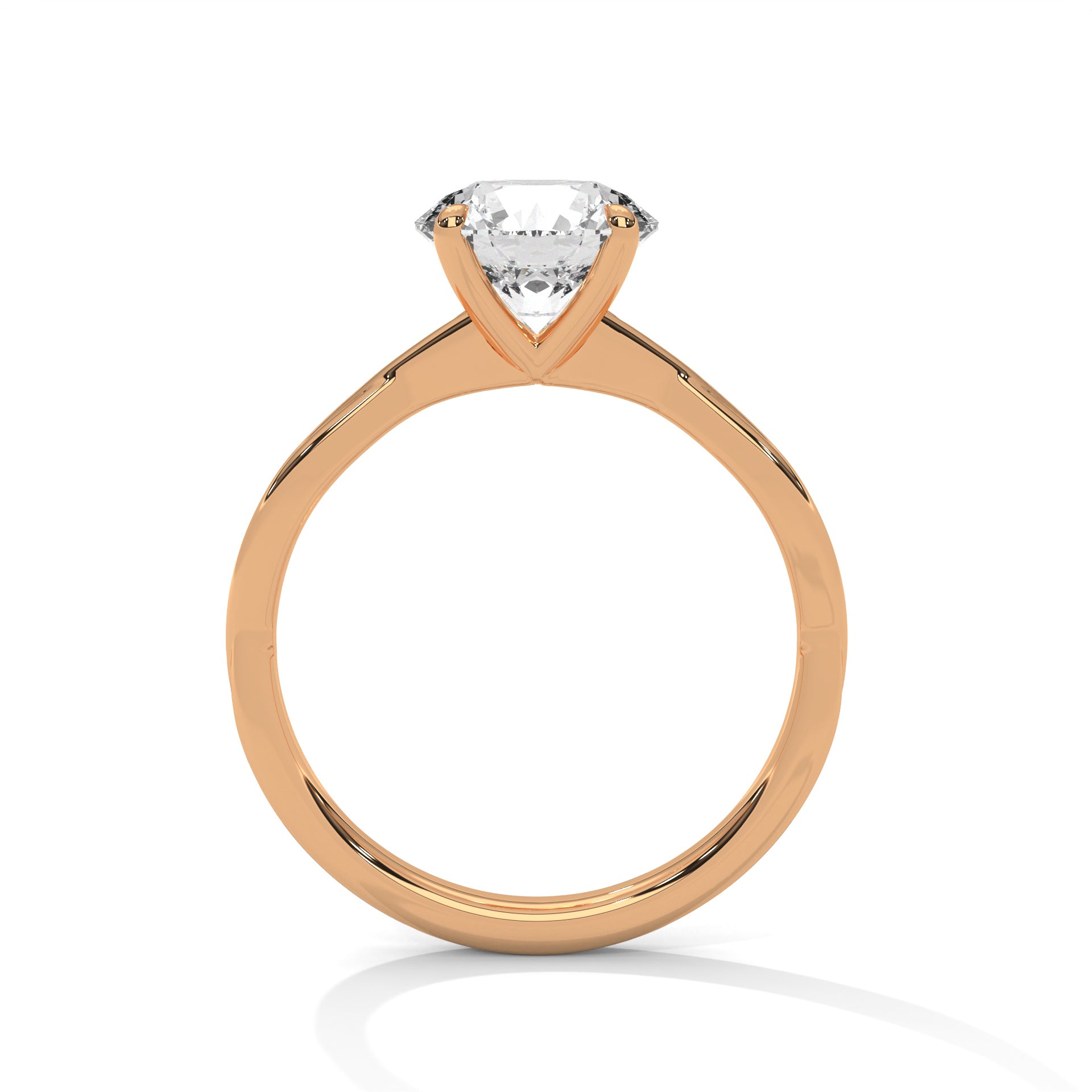Kira - Rose Gold - kira-RG-round-front