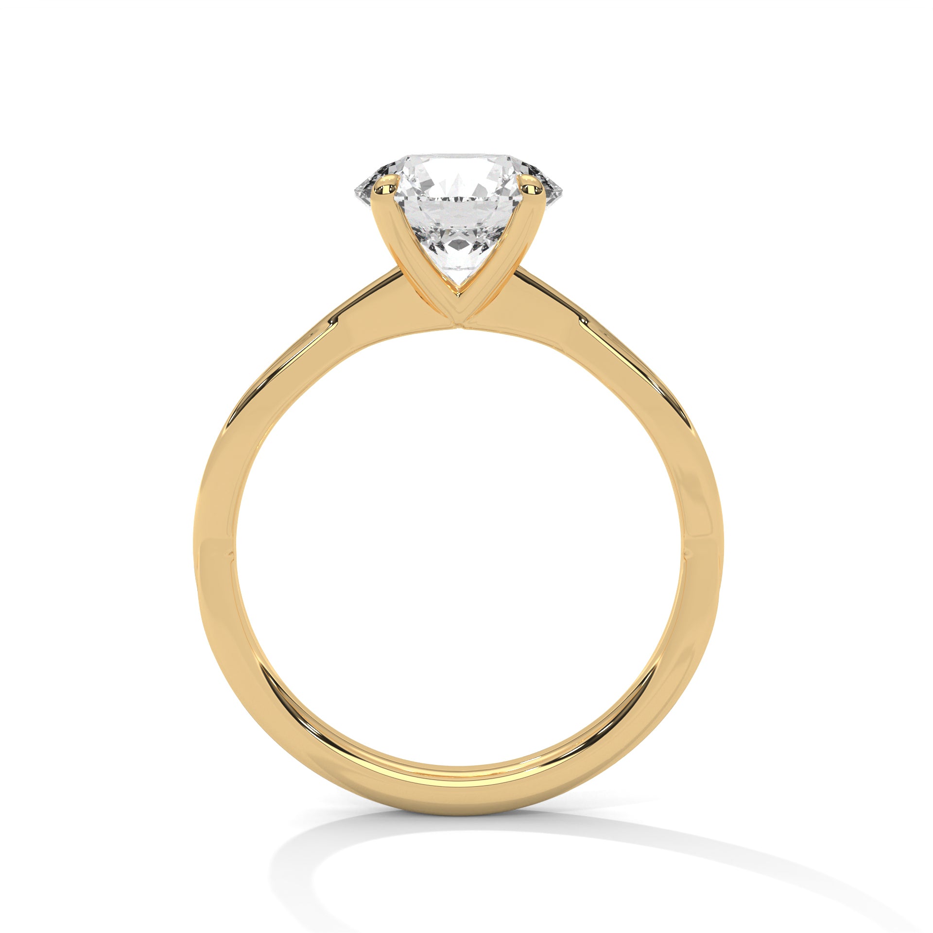 Kira - Yellow Gold - kira-YG-round-front