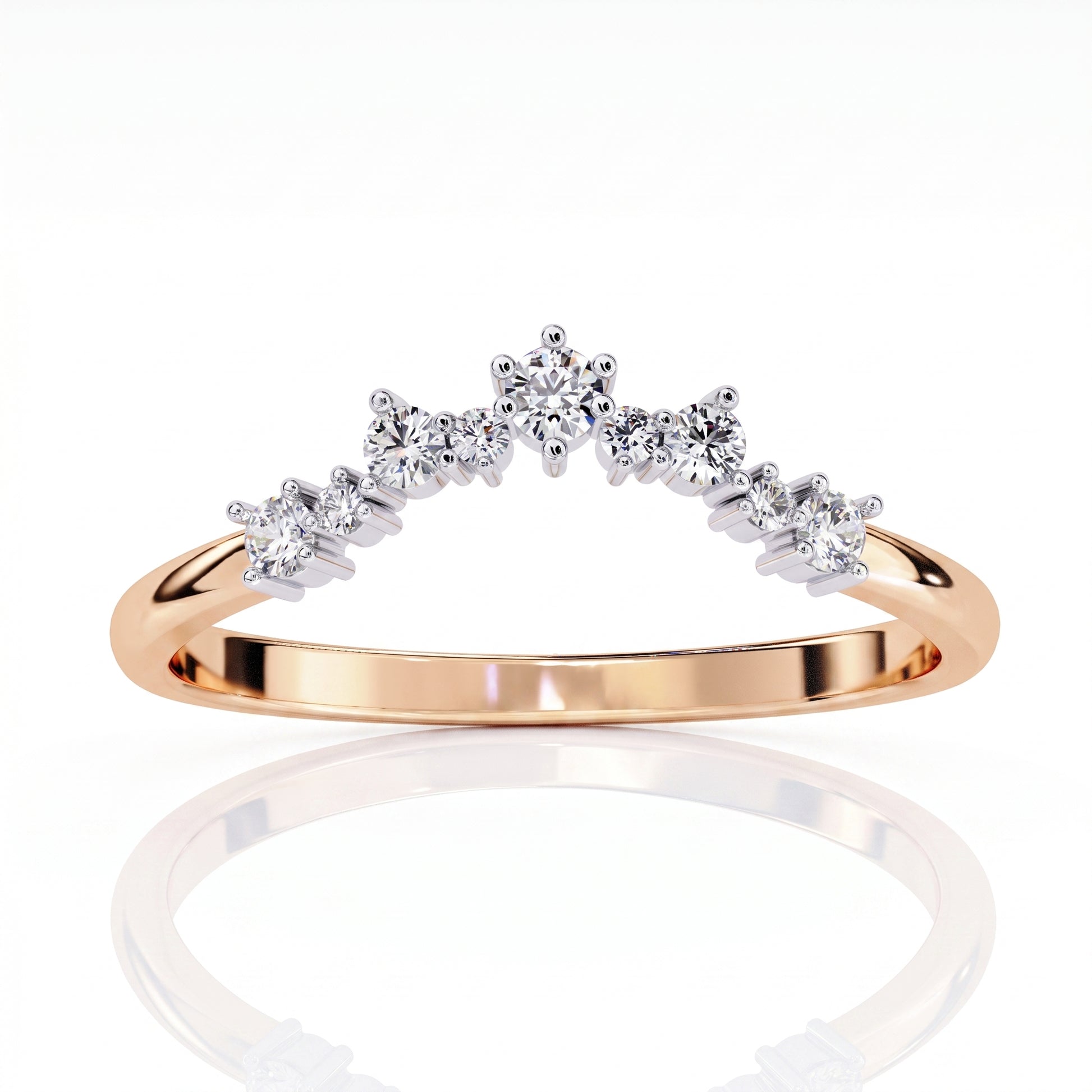 Laura - Rose Gold - laura-RG-round-top