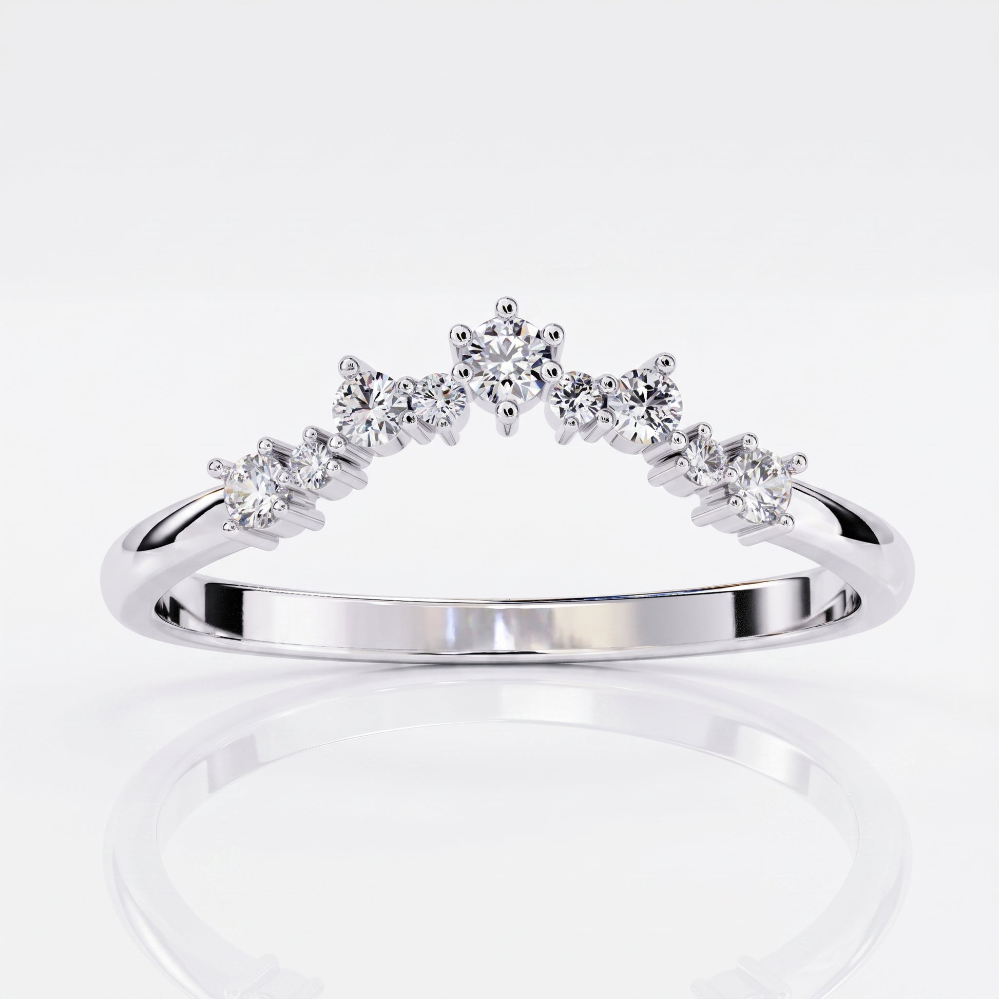 Laura - White Gold - laura-WG-round-top