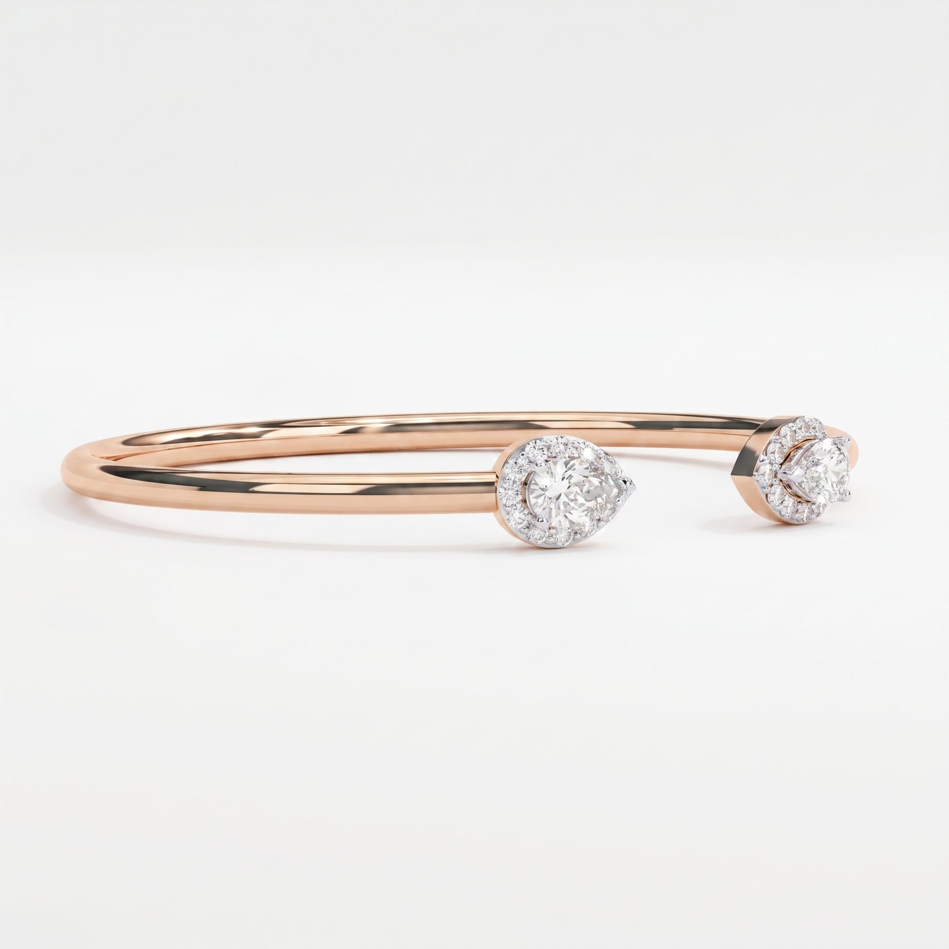 Leila - Rose Gold - leila-RG-pear-side