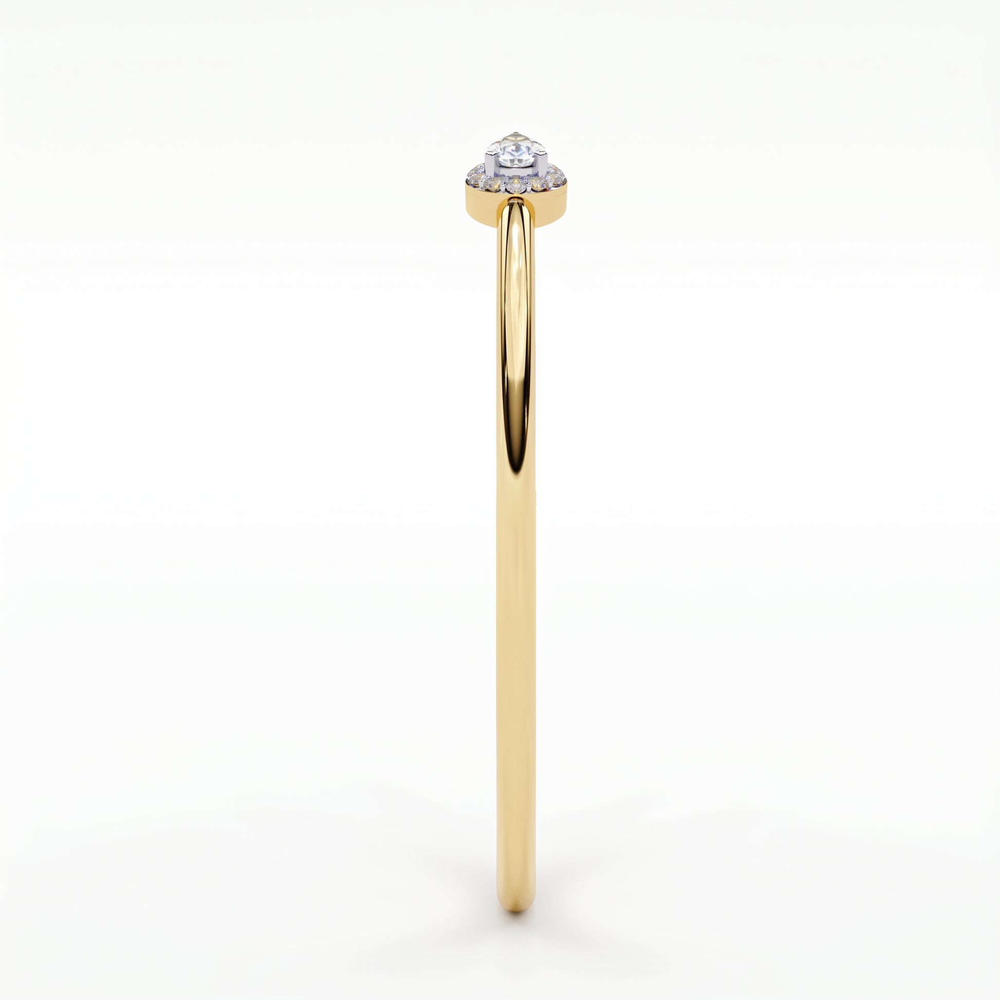 Leila - Yellow Gold - leila-YG-pear-angle