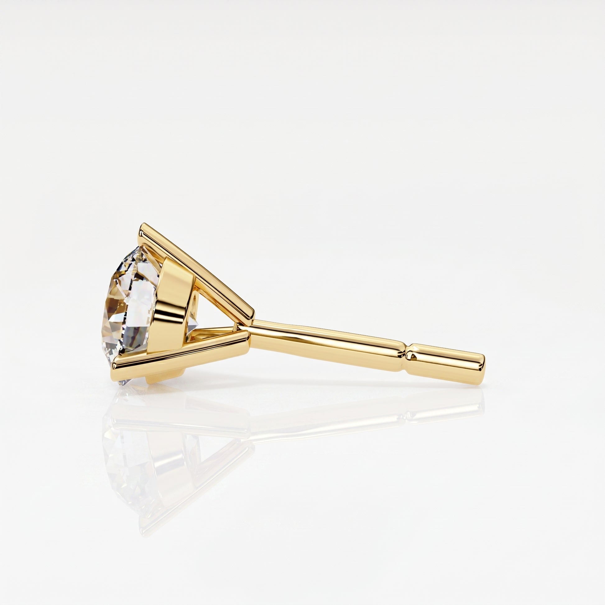 Lena - Yellow Gold - lena-YG-round-side