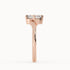 Lily - Rose Gold - lily-RG-emerald-side